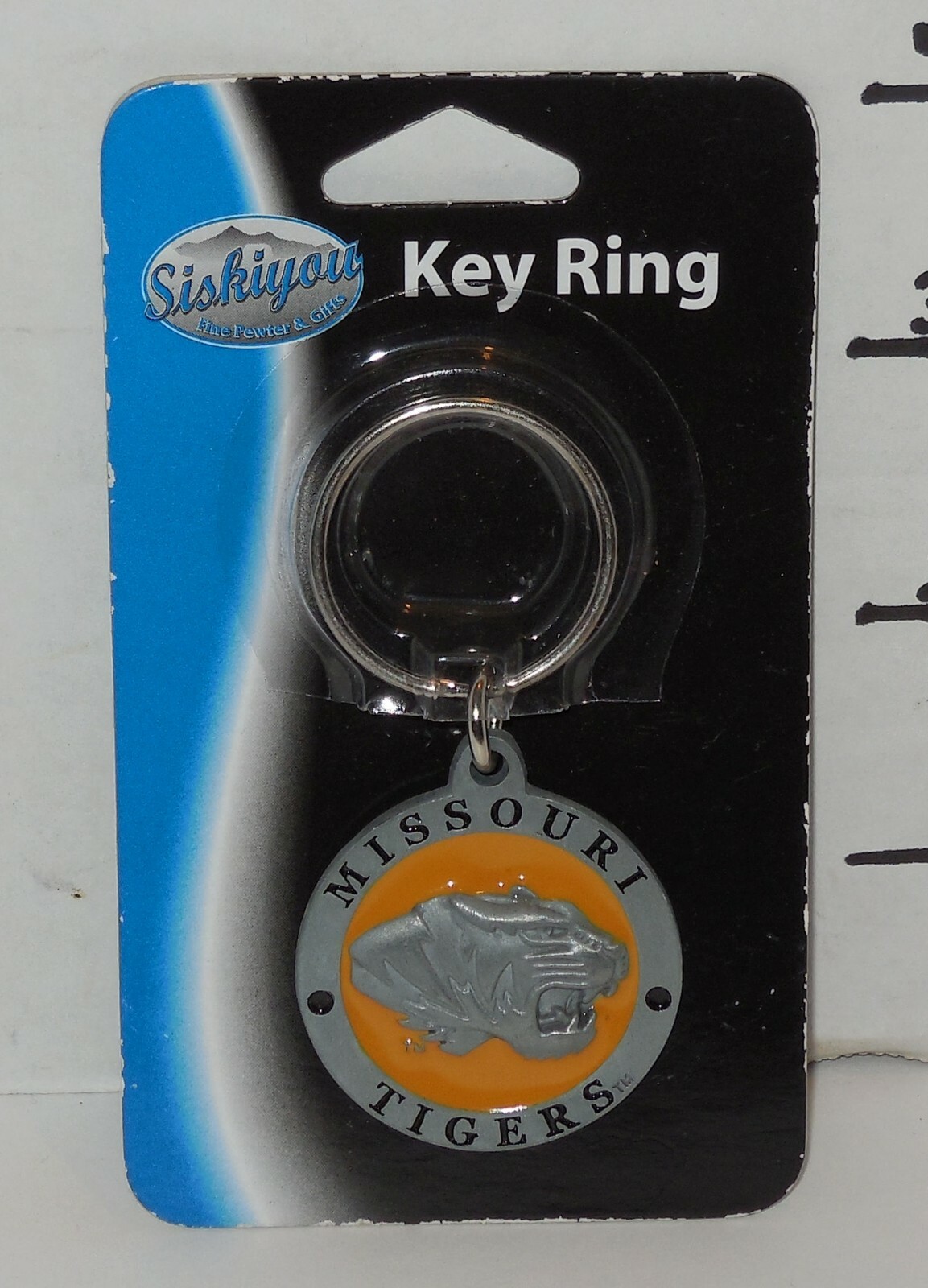 University Of Missouri Mizzou Tigers Pewter Key Ring By Siskiyou Gifts