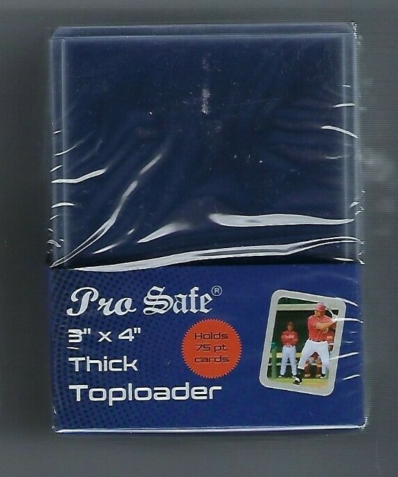 100 Pro Safe 75 Pt Sports Card Toploaders