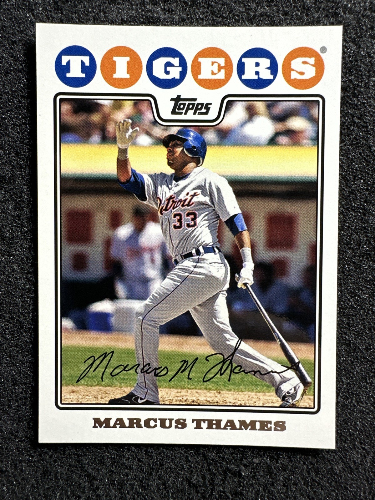 MARCUS THAMES #641 2008 Topps Baseball QTY Detroit Tigers
