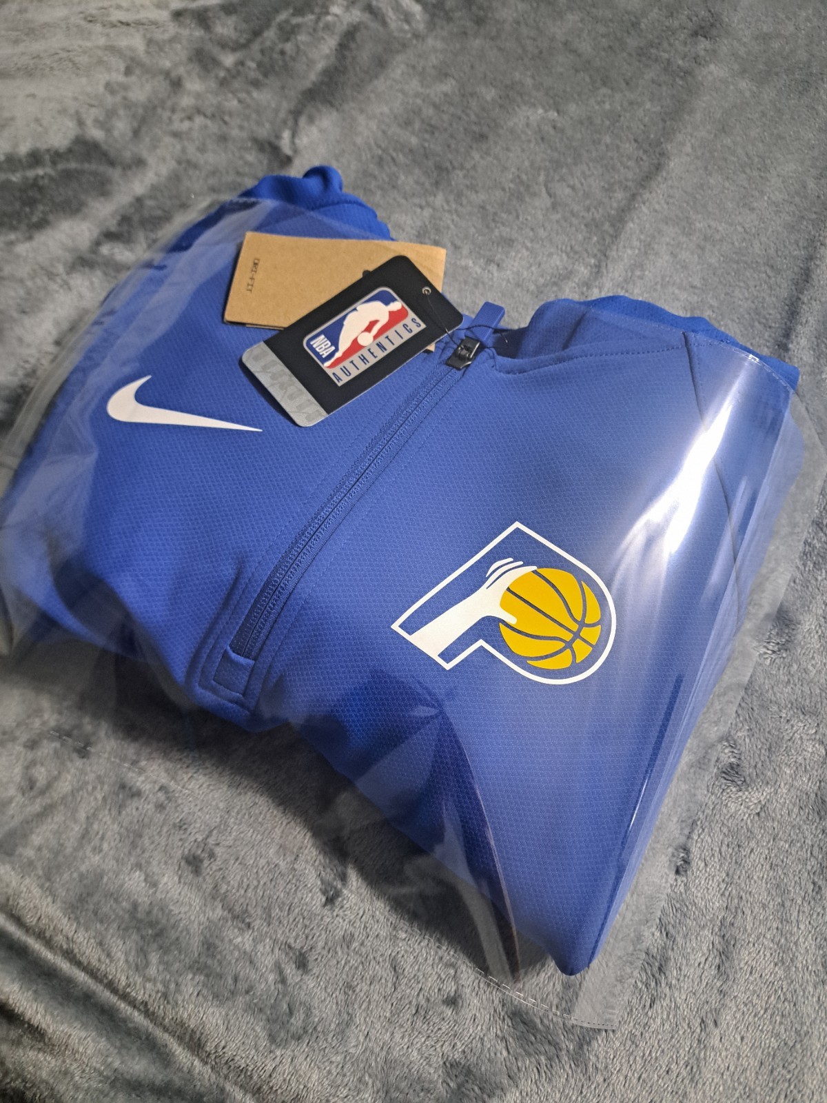 Indiana Pacers NBA Nike Dri Fit XL Quarter Zip Double Sided New W/Tags MSRP 130