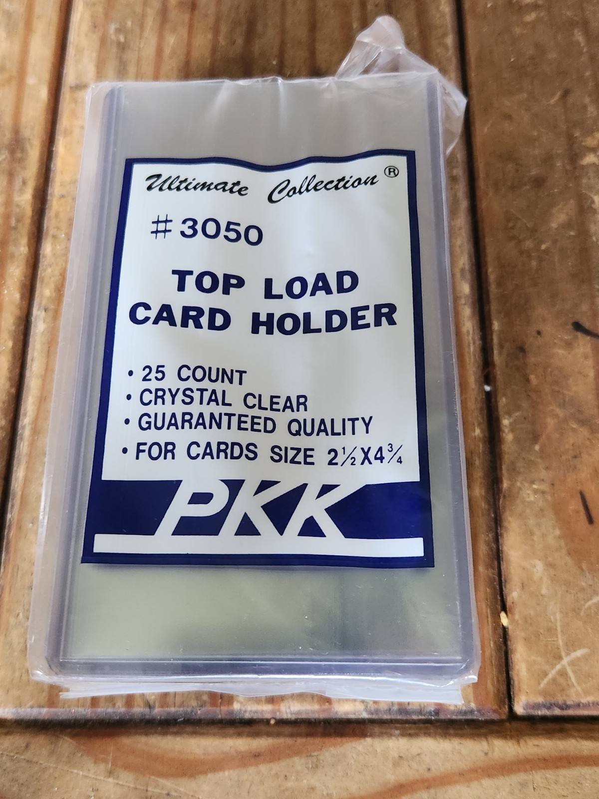 25x (1 pack) PKK 3 ” x 5 ” Tall Boy Topload Toploaders Top Loaders Free Ship