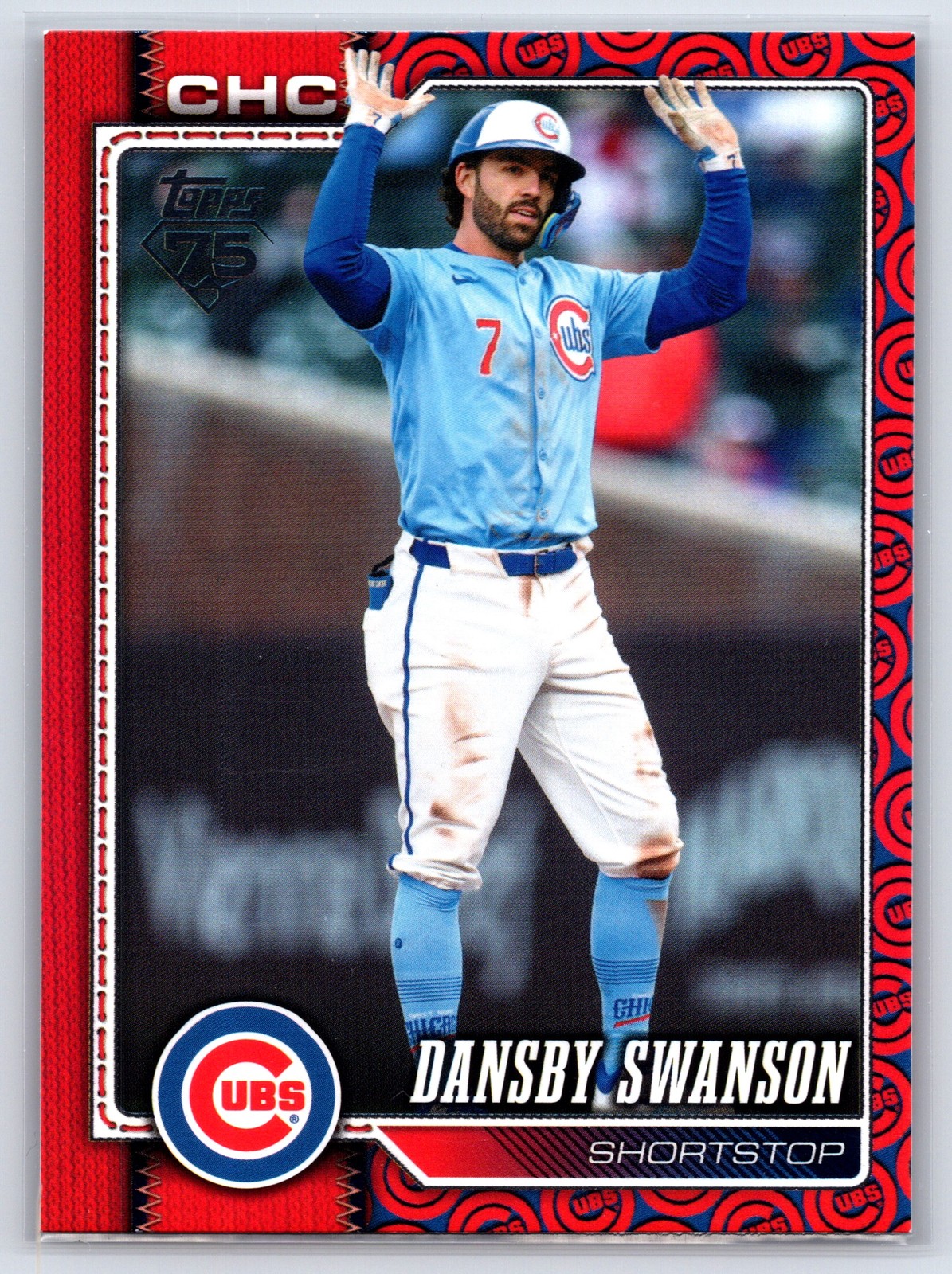 2026 Topps #550 Dansby Swanson Team Color Border