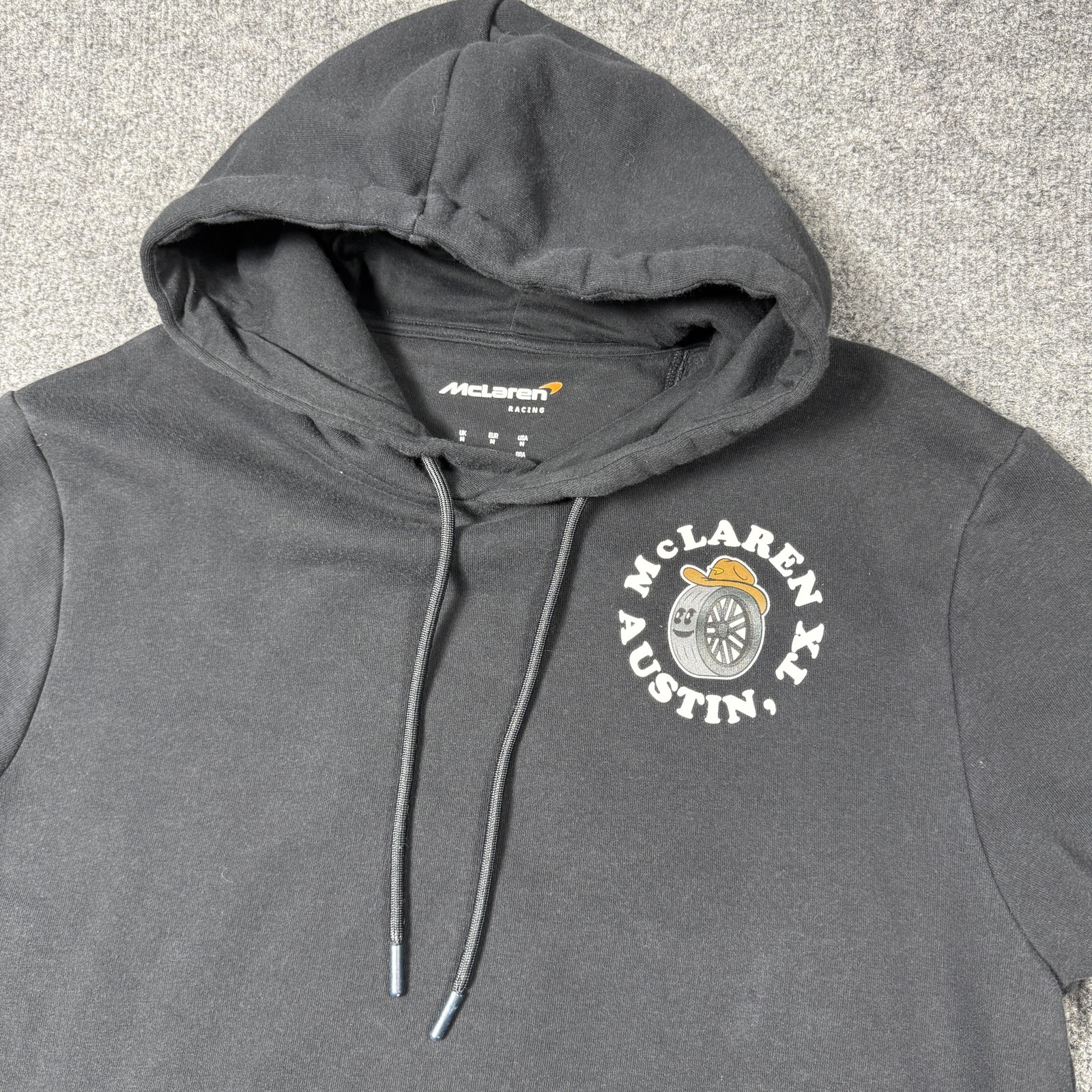 McLaren Formula 1 Team Hoodie Sweatshirt Mens Medium F1 Castore Austin Texas