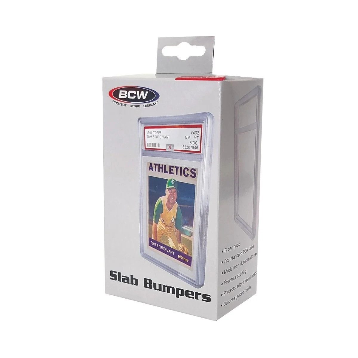 240 BCW Graded Card Bumper For PSA Certified Slab Clear Silicone Edge Protection