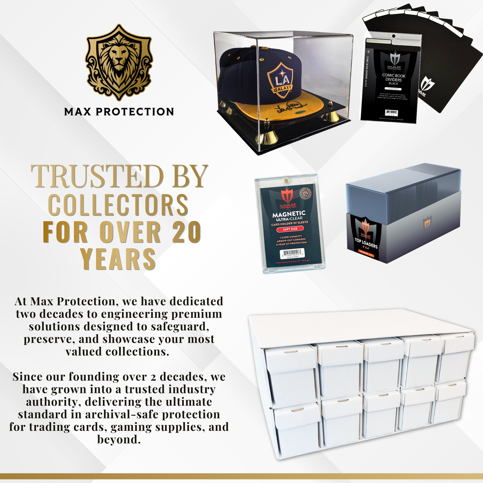 Graded Card Penthouse Storage Box System – Holds Graded Cards and Card Saver 1’s