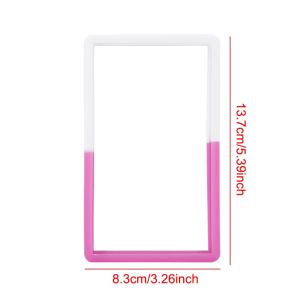 6Color/Set Silicone Bumper Guard Slab Edge Protector Case For PSA Graded Cards