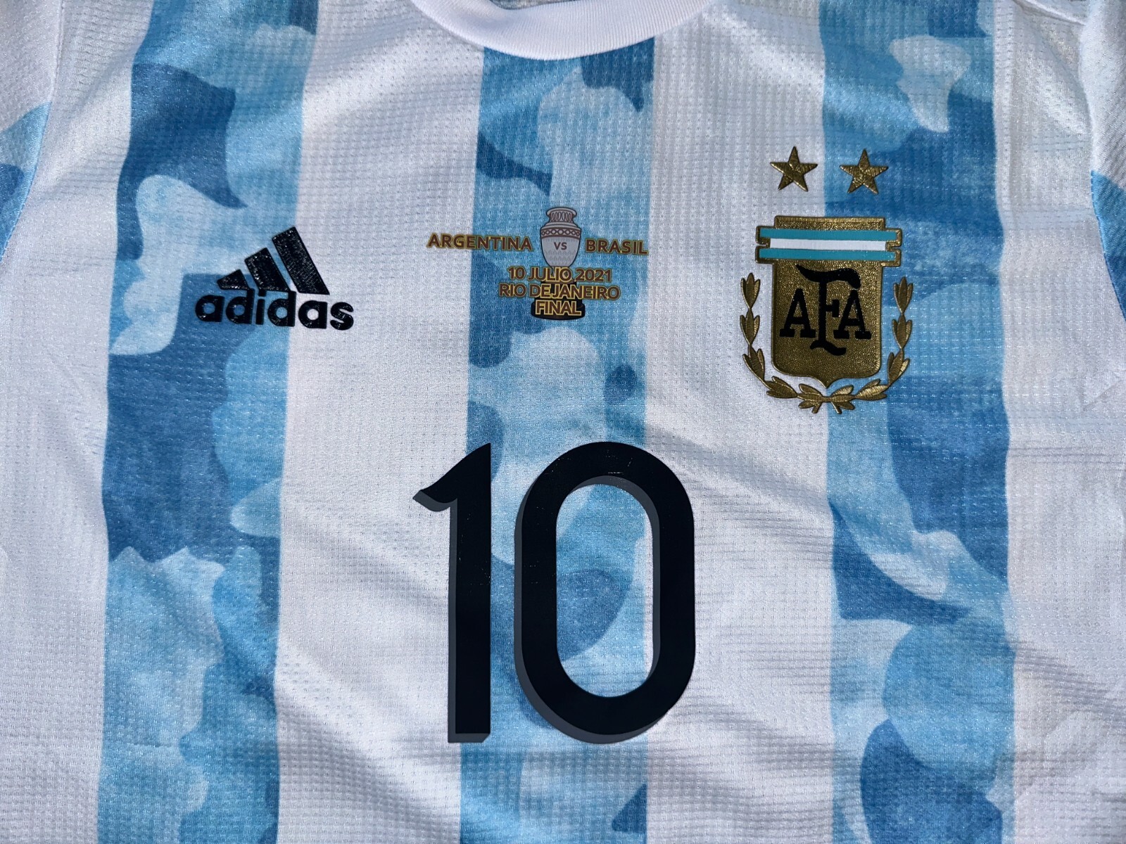 BNWT Argentina 2021 Copa America Final Player Issue #10 Messi shirt “US M”