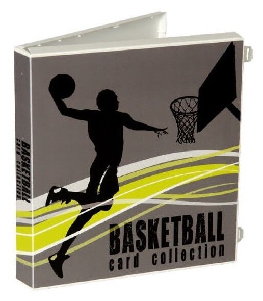 UniKeep Basketball Trading Card Binder, 10 Card Pages Included, Holds 180 Cards