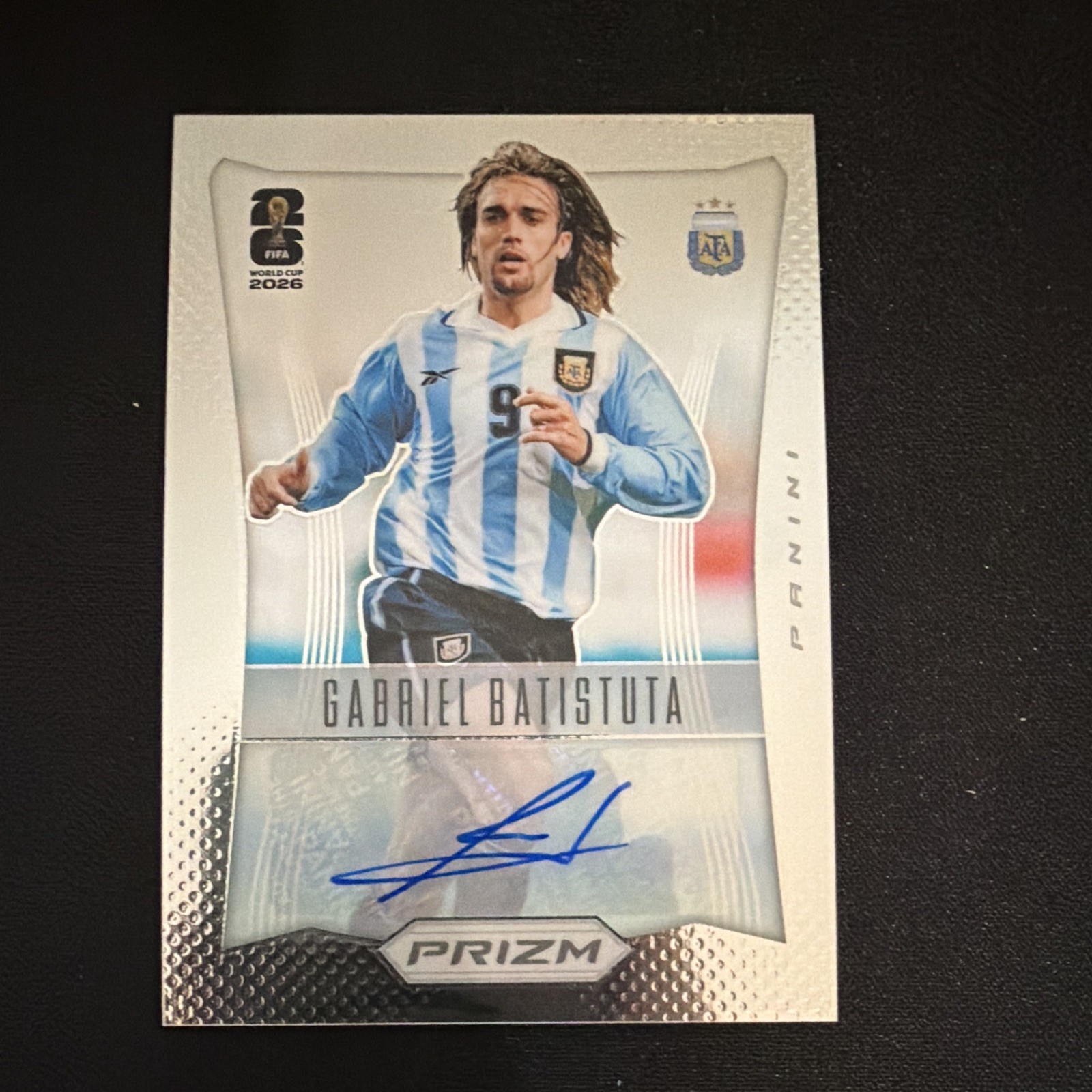 Panini 2026 Prizm FIFA World Cup Gabriel Batistuta Auto Insert #12-GB