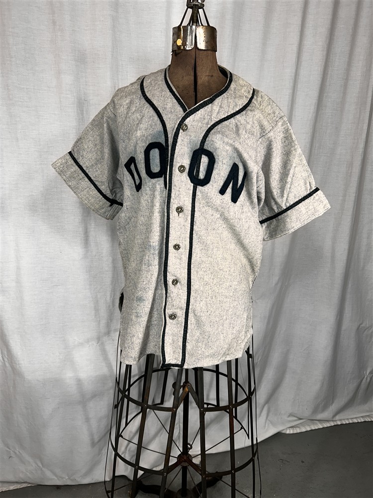 antique baseball uniform shirt pants gaiters 3 pcs adult original Amco NY 1940