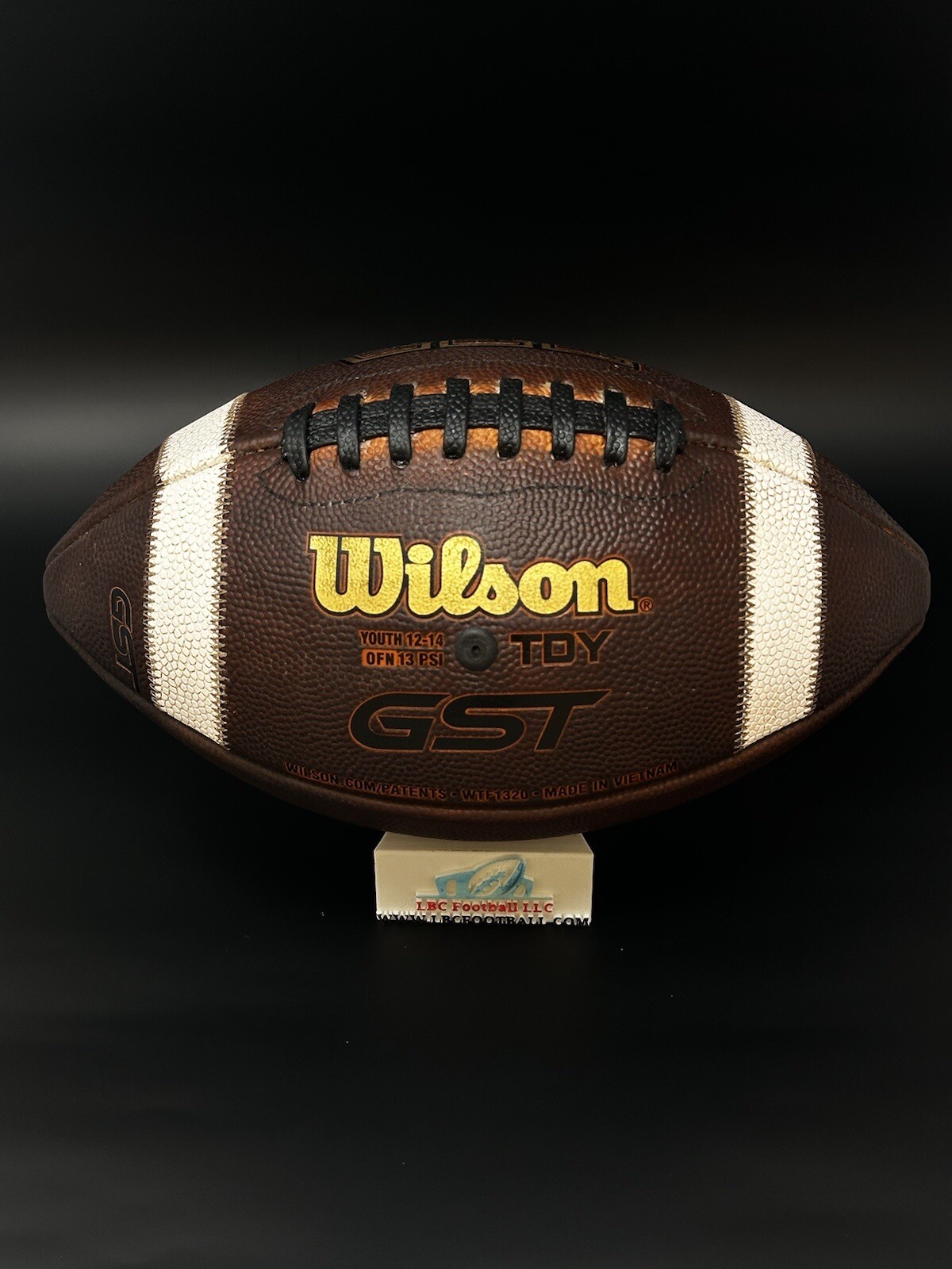 Wilson GST TDY Youth GAME PREPPED Leather Football – Brand NEW
