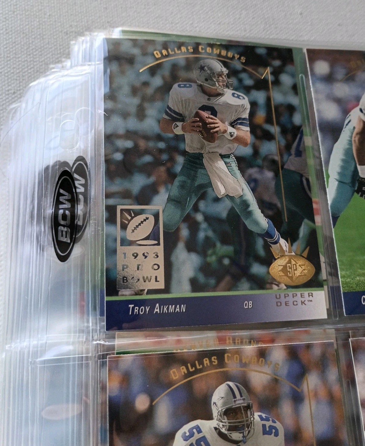 1993 UPPER DECK SP COMPLETE FOOTBALL CARD SET 1-270 NM IN NEW SLEEVES