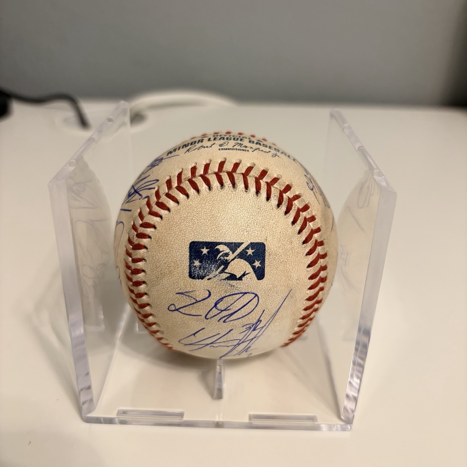 Tulsa Drillers 2026 Autographed Team Ball Official GU MiLB 21 Sigs AA Dodgers