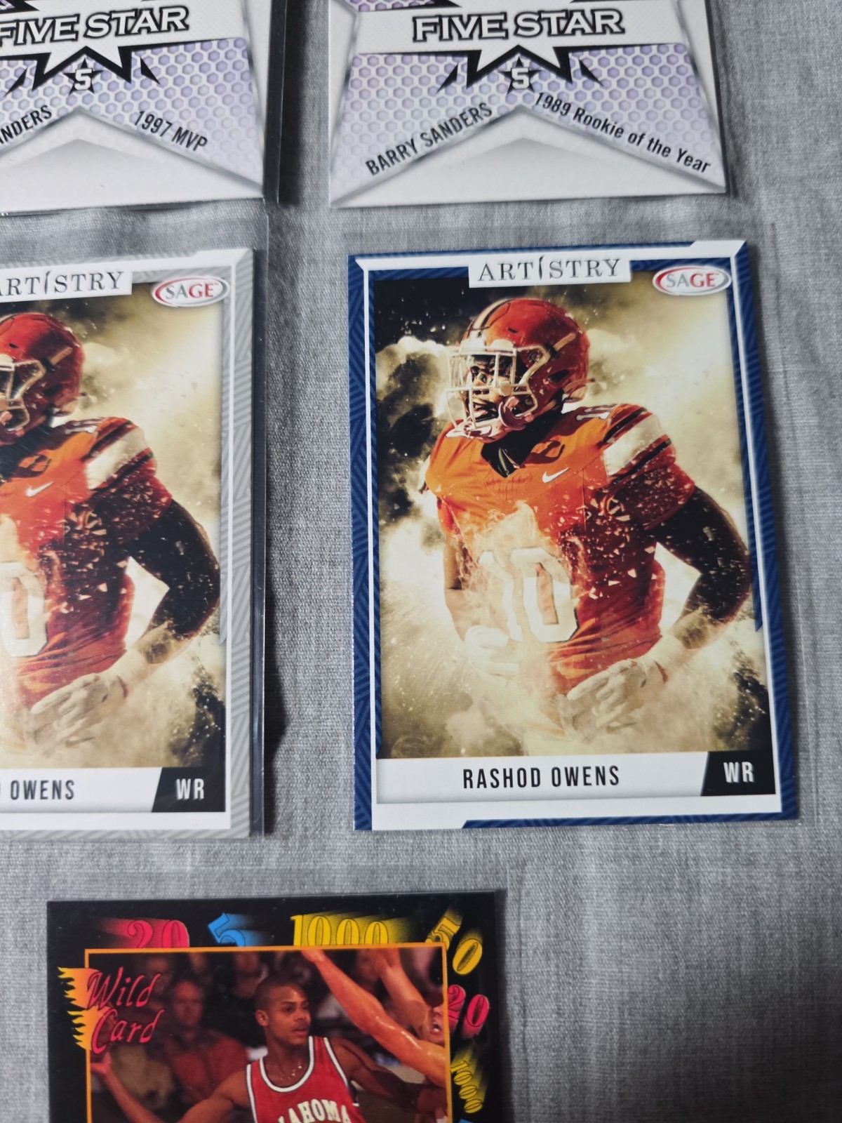 University Of Oklahoma St. Basketball & Football Trading Card Lot Of 8