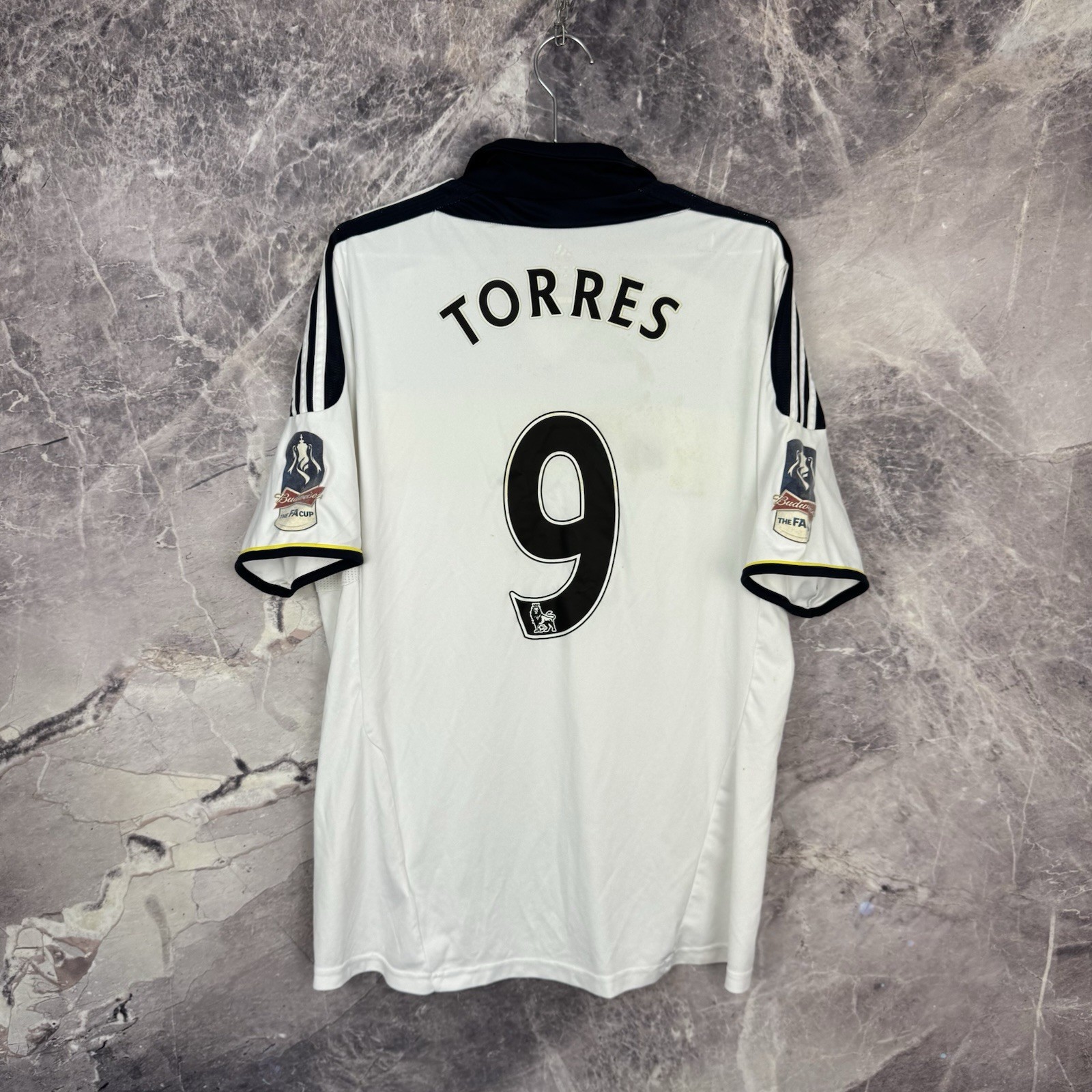 Adidas Chelsea 11/12 The FA Cup Away Jersey 9 Torres #9