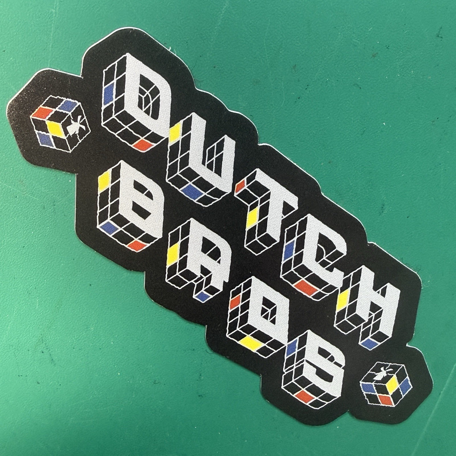 Dutch Bros Limited Edition Sticker Drop Rubiks Cube Dice Blocks Coffee Rebel