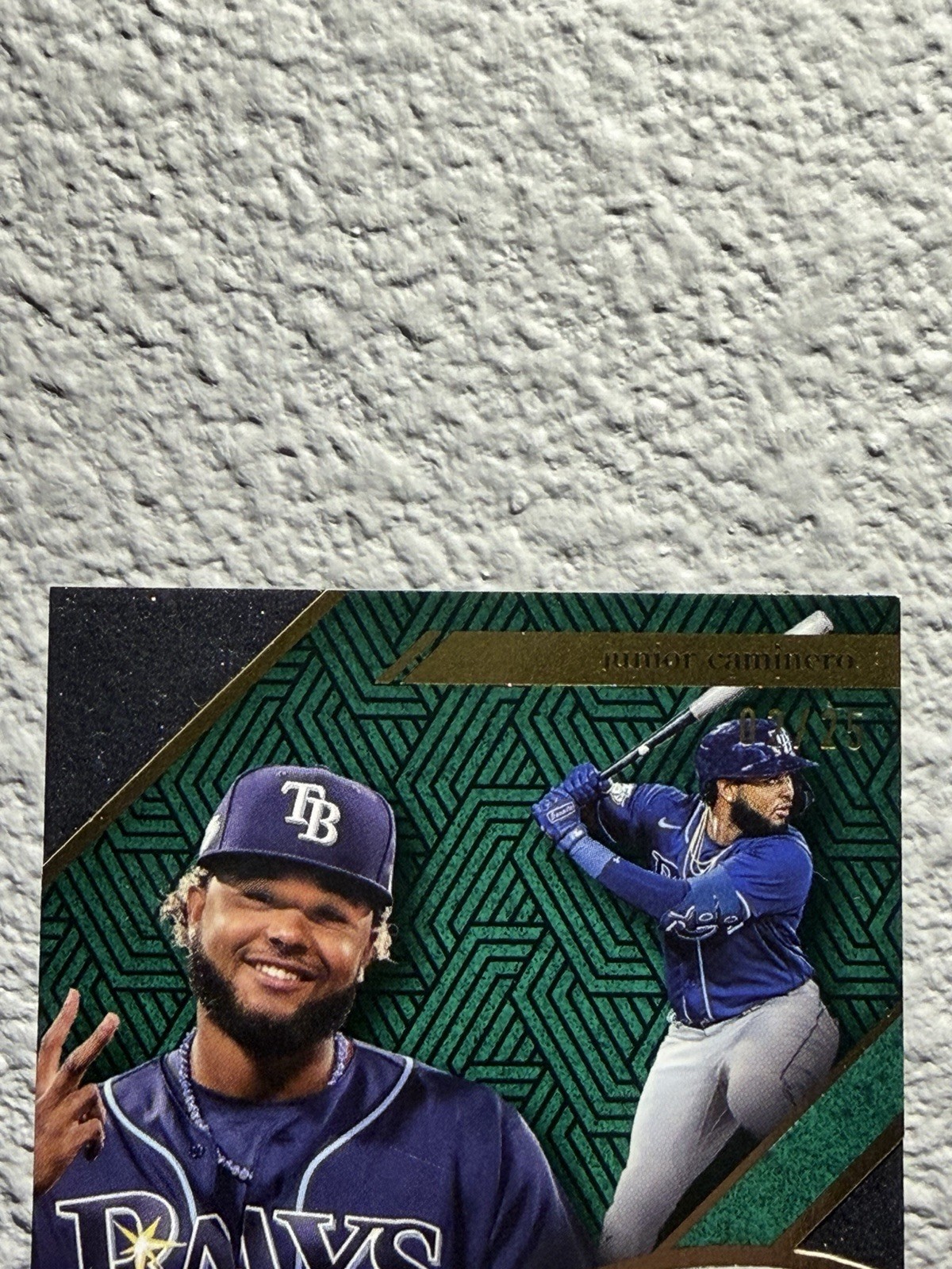 2024 Topps Diamond Icons – Diamond Drip Autographs Junior Caminero /25 (AU, RC)