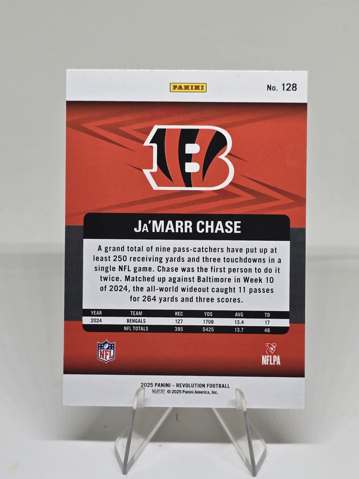Ja’Marr Chase 2025 Panini Bengals 8 Card Lot All Different