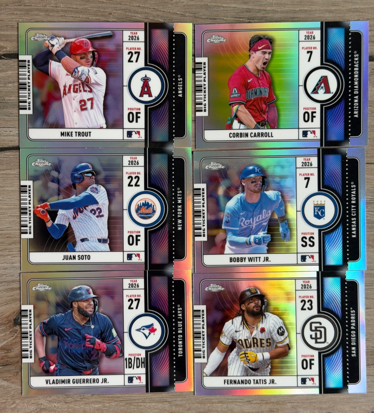 2026 Topps Chrome Baseball – Inserts-Autographs-Rookies-Stars-Parallels