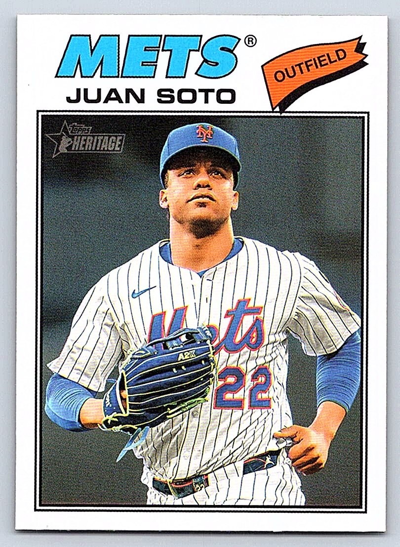 JUAN SOTO METS 2026 TOPPS HERITAGE #306