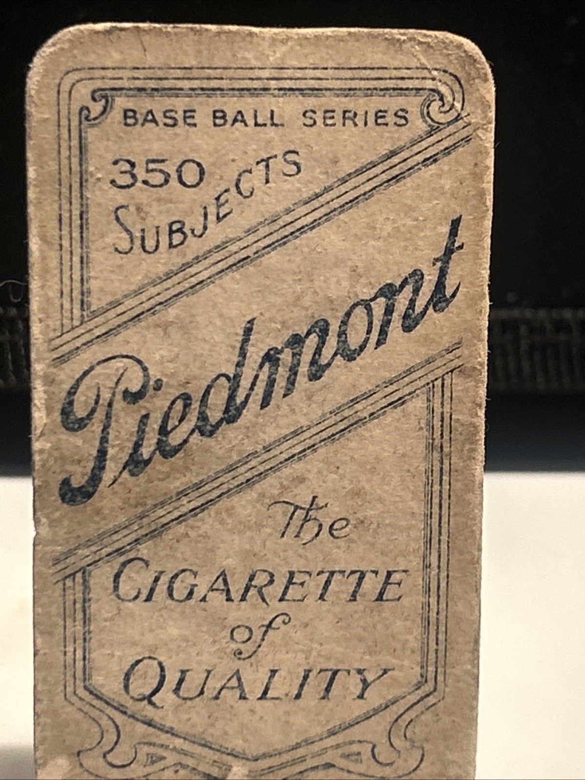 1909 T206 HOF Jake Beckley 350 Piedmont Back