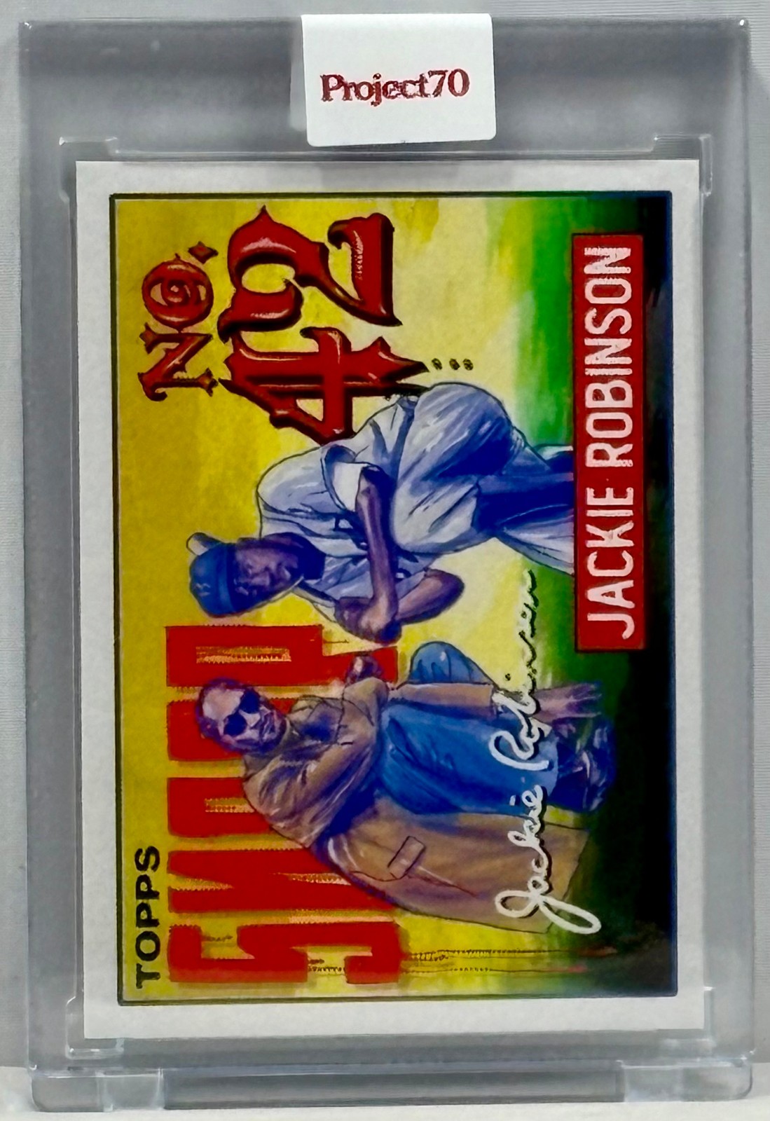 2021 Topps Project 70 – by Snoop Dogg – #573 Jackie Robinson – Print Run 1842