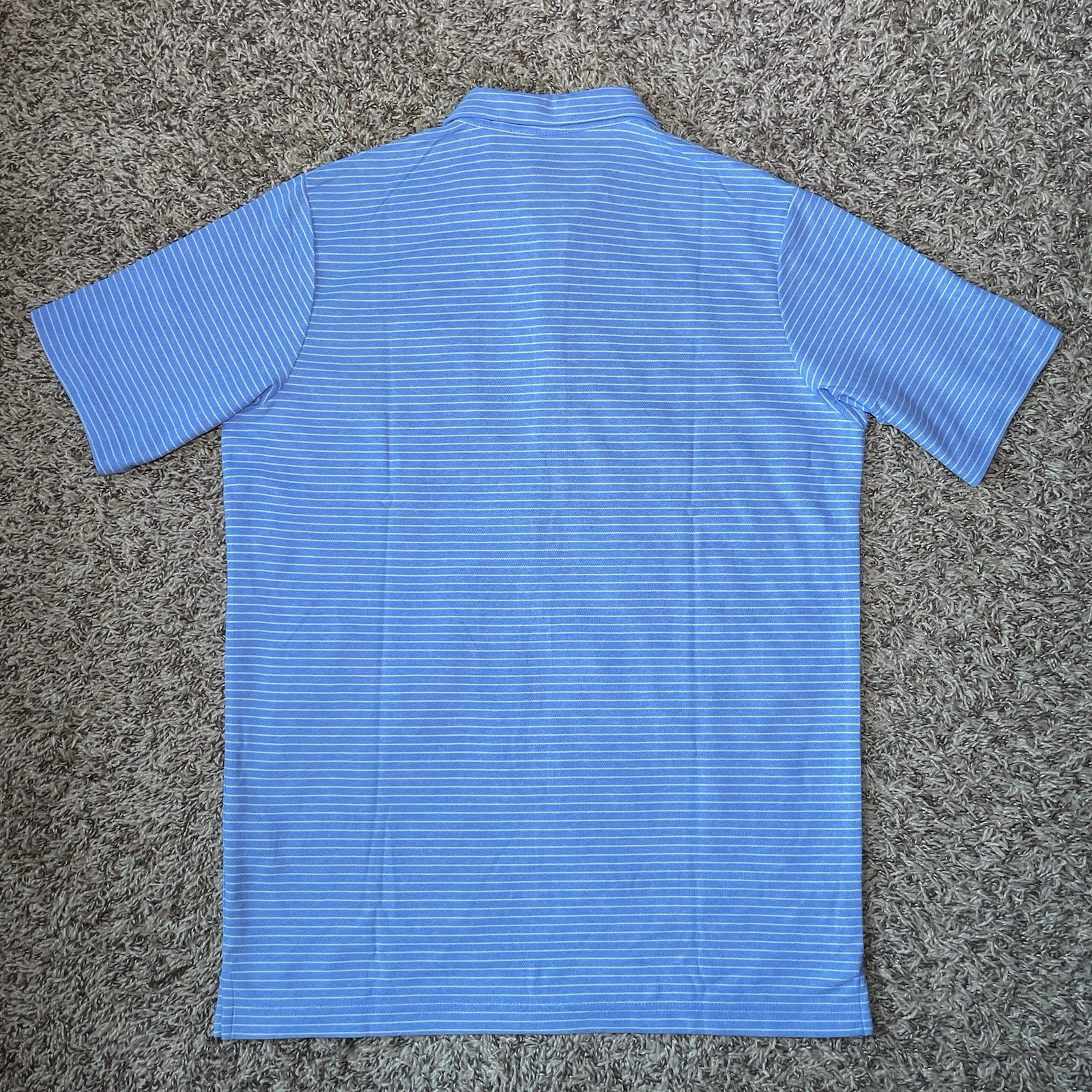 Texas Rangers Texas Flag Polo Golf Shirt Antigua Esteem Mens Medium Blue NEW