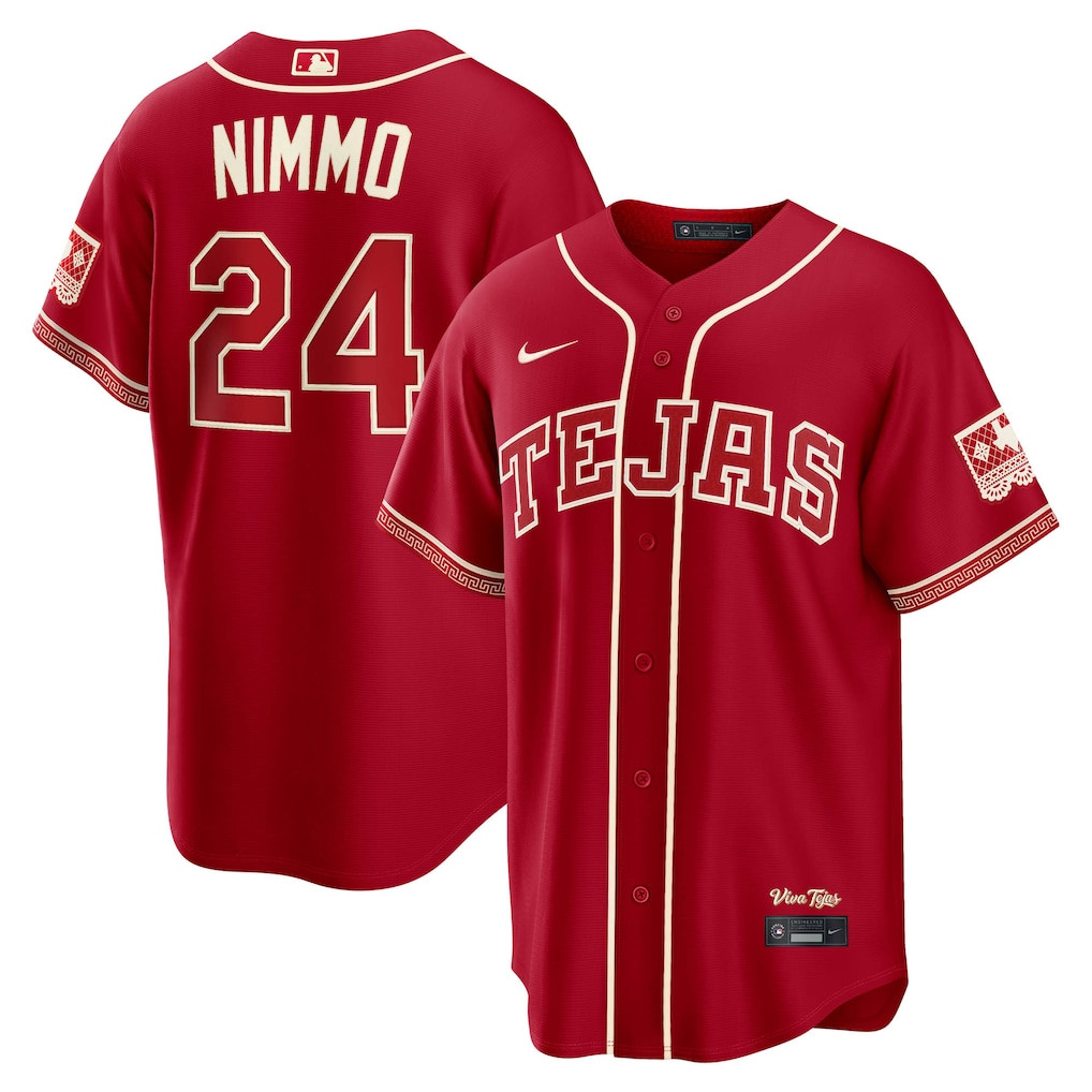 HOT JERSEY! Texas Rangers 2026 City Connect TEJAS Red Baseball Jersey All Size