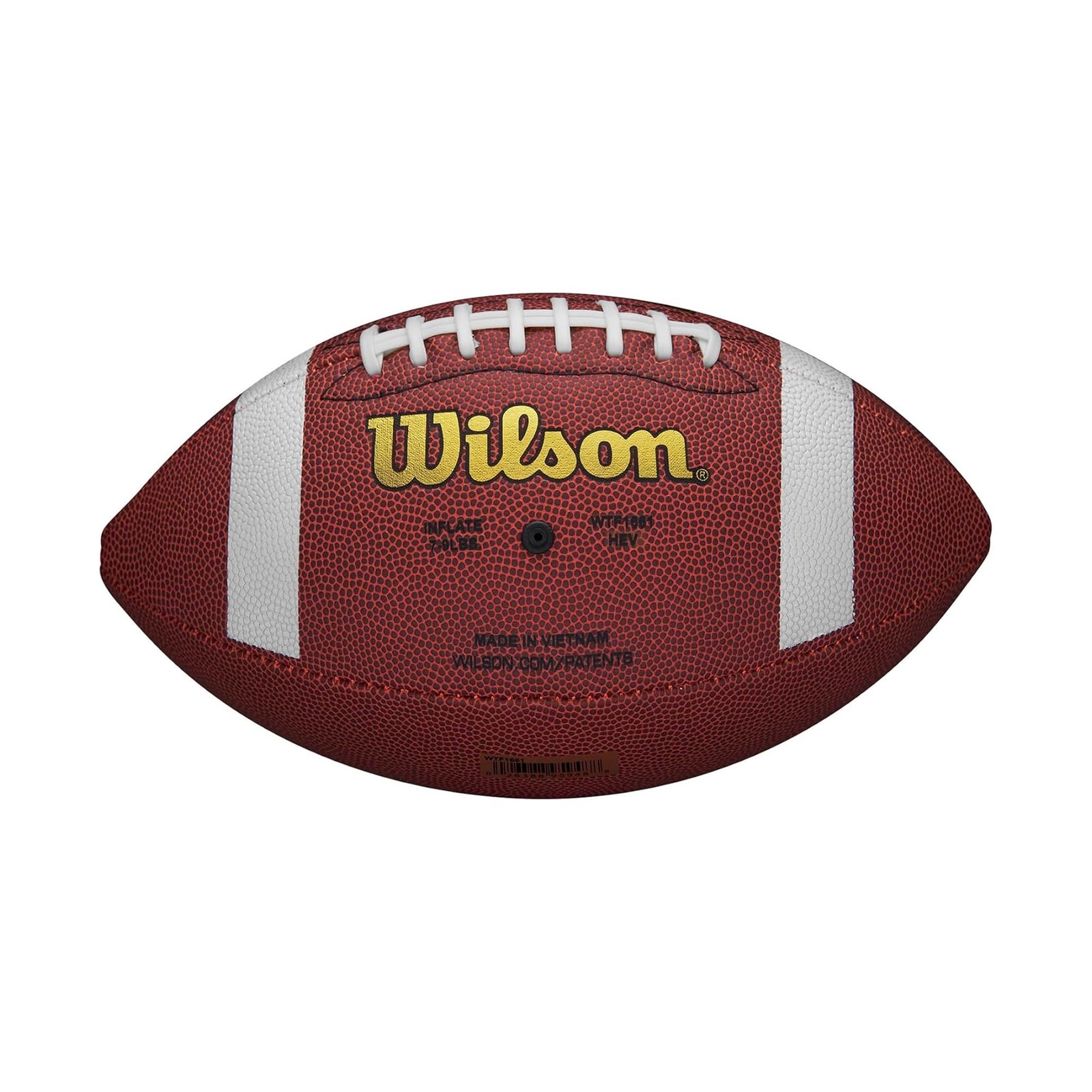 Wilson Ncaa Composite Football – Youth Size Brown Wtf1662B