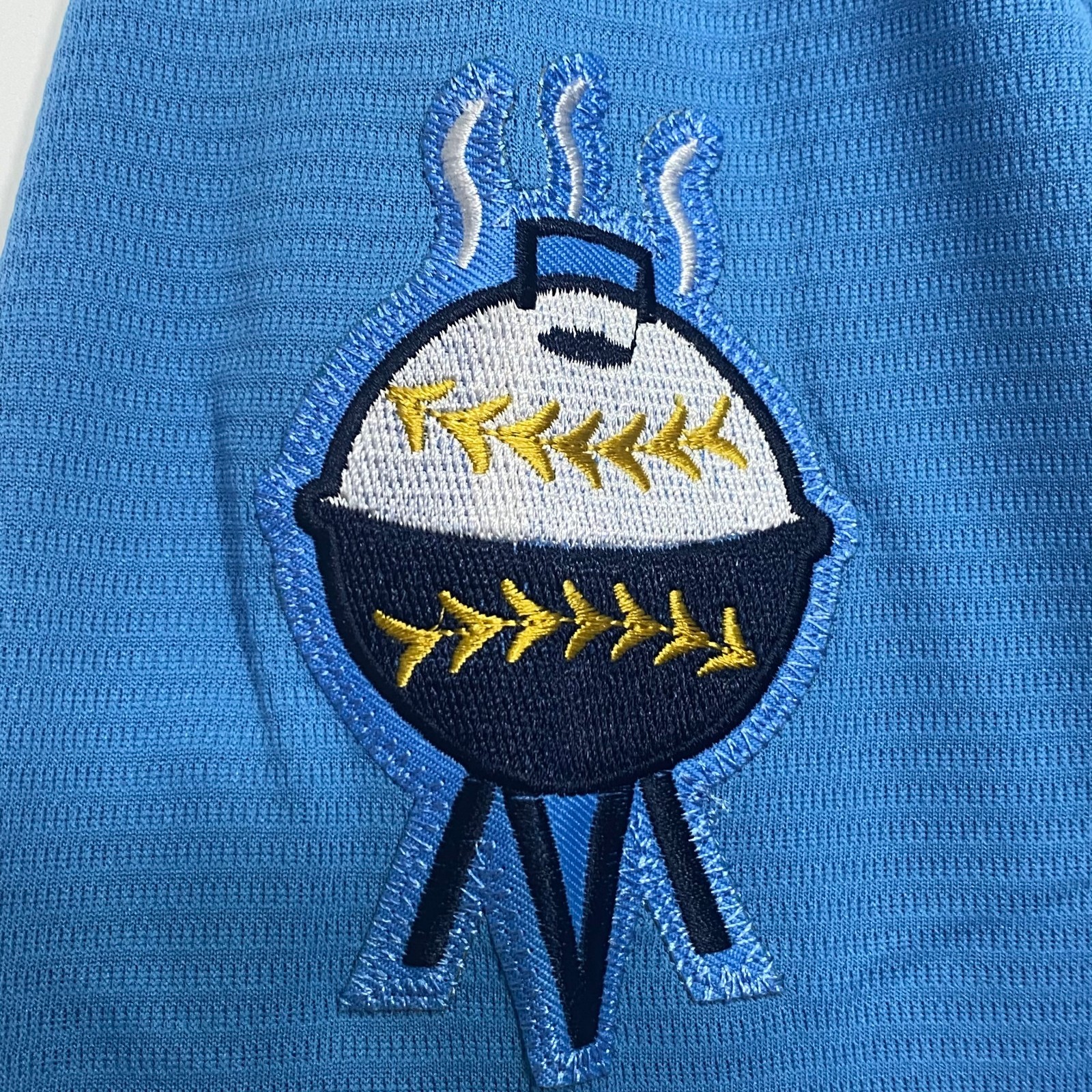 Milwaukee Brewers baseball jersey, brand new, embroidered, blue.