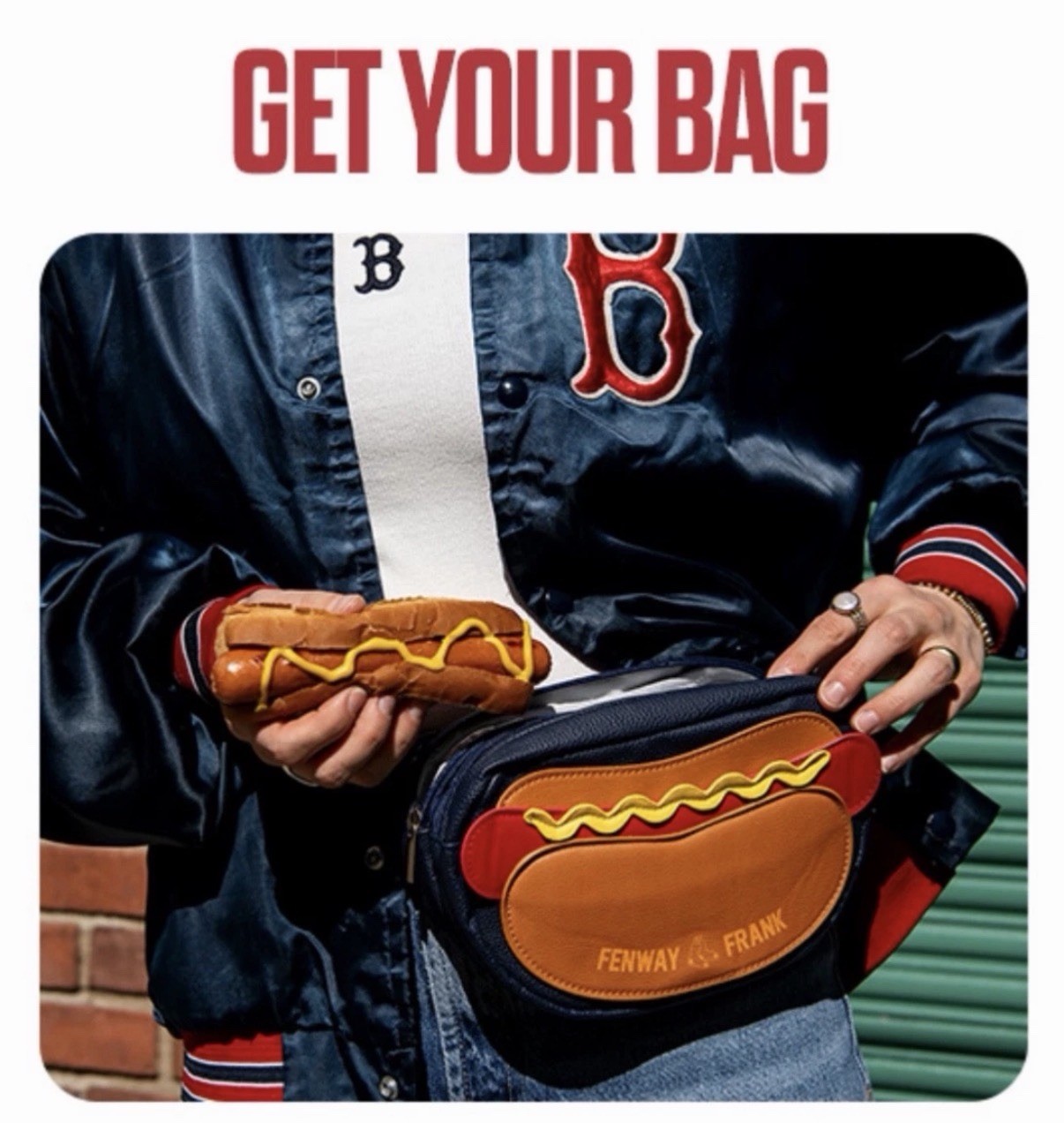 2026 Boston Red Sox “Fenway Frank” Hot Dog Bag Fenway Exclusive Giveaway