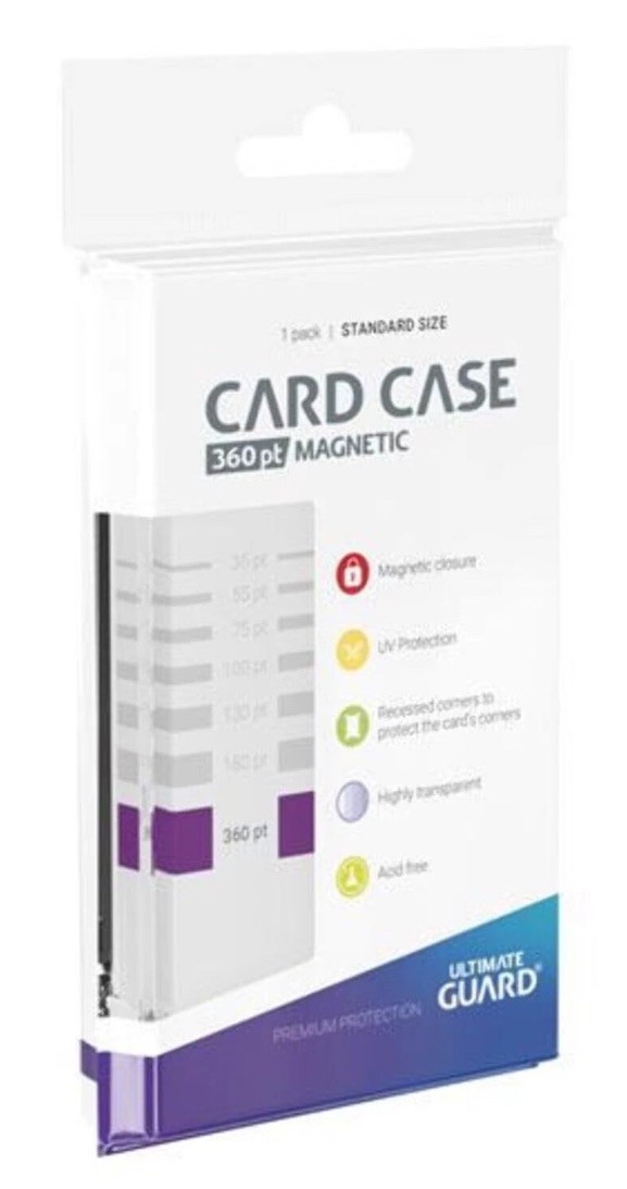 Ultimate Guard Magnetic Card Case 360pt for Thicker Auto Cards & Patch Cards