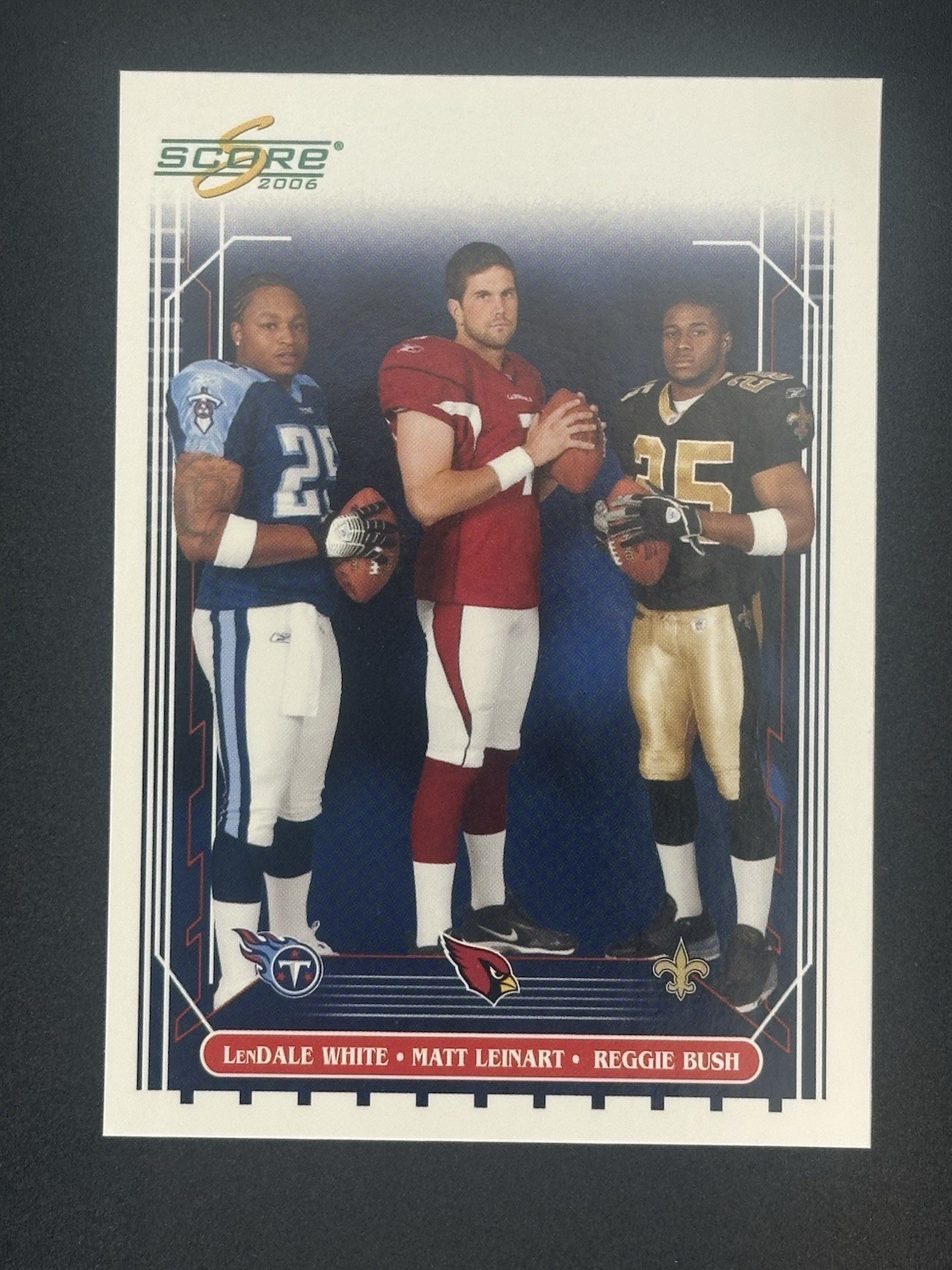 2006 Score – Reggie Bush, Matt Leinart, LenDale White #330 (RC) C842