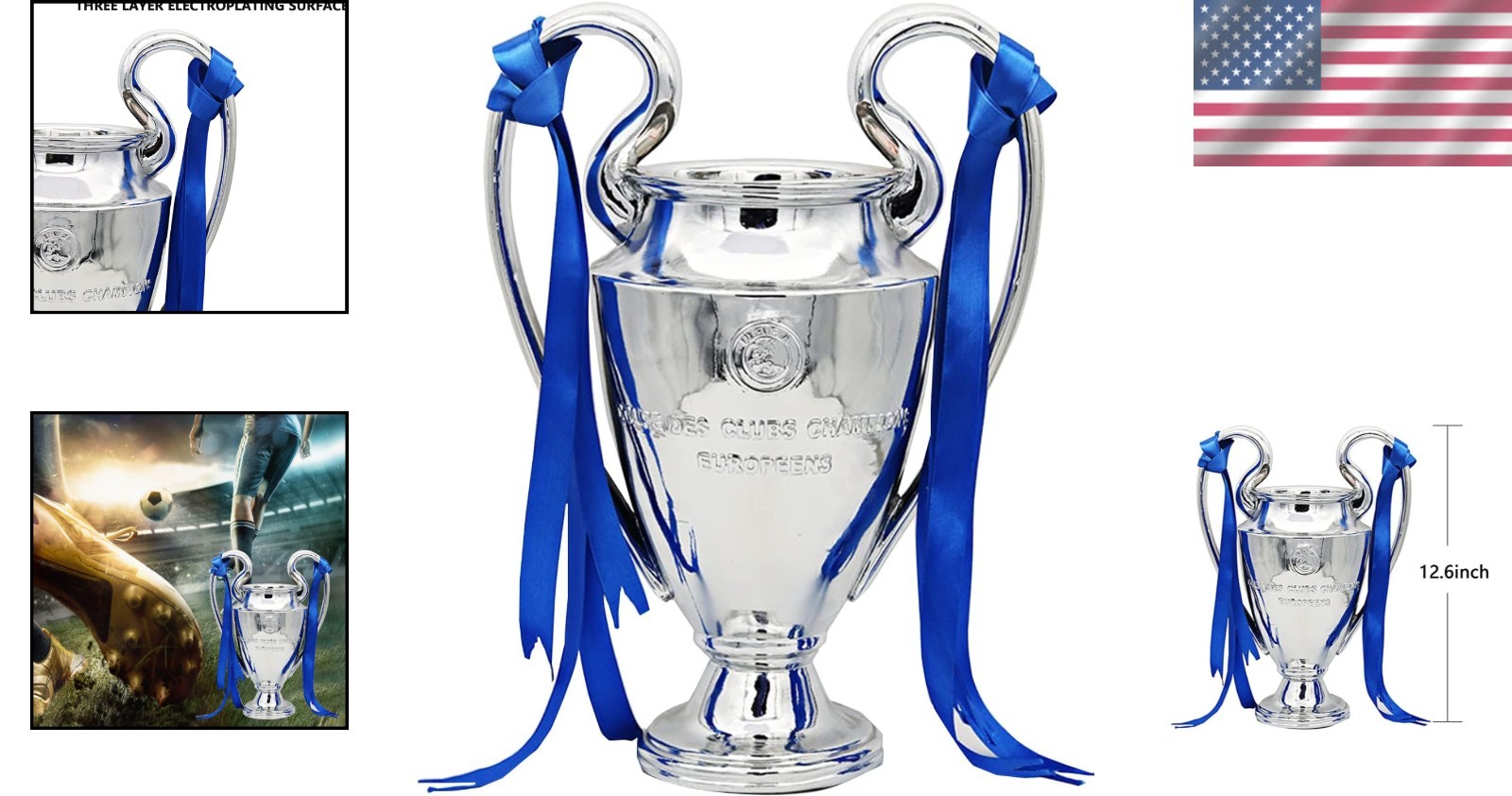 Champion Trophy Replica, Resin Material, Office Decor