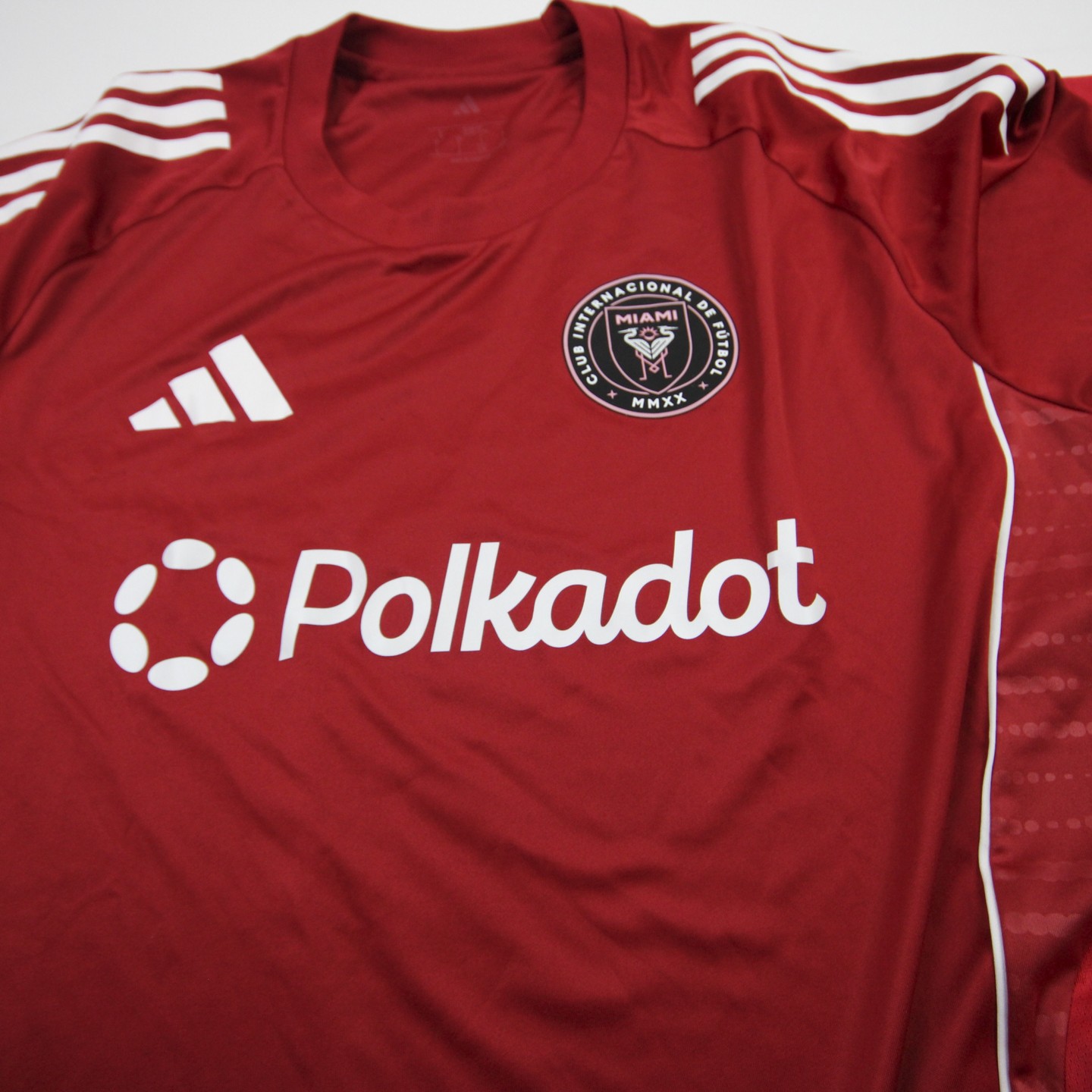 Inter Miami CF adidas Practice Jersey – Soccer Men’s Red Used L