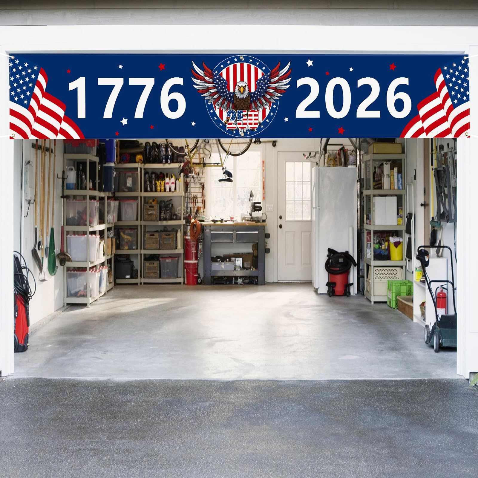 Probsin Large 250th Anniversary Banner 120″ x 20″ (300 cm x 50 cm), Blue