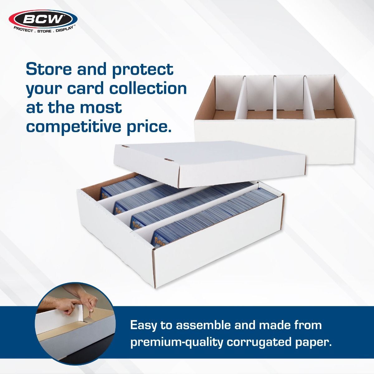 5 BCW 3200 count Monster Card Storage Boxes