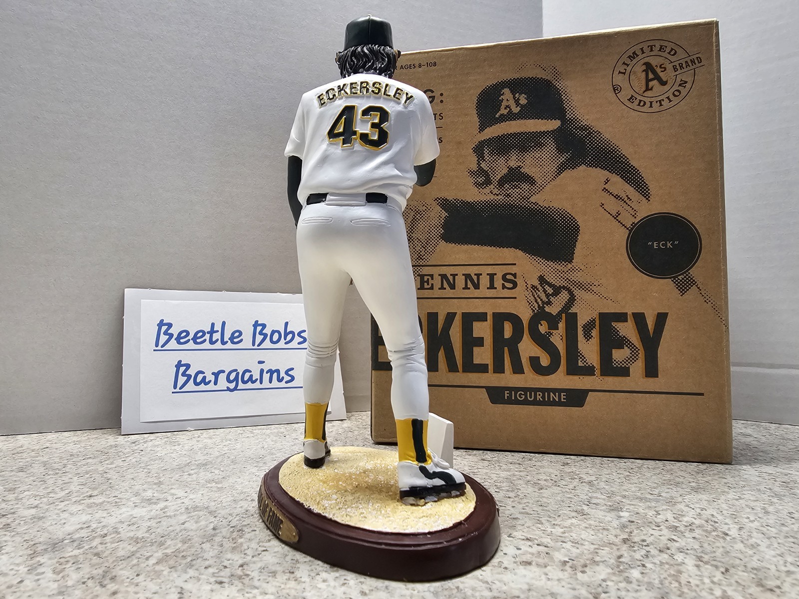 Dennis Eckersley Oakland A’s MLB 2004 SGA Statue Figurine NIB HOF