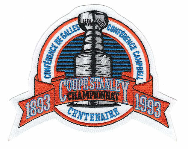 1993 NHL Stanley Cup Final Jersey Patch Montreal Canadiens French Version
