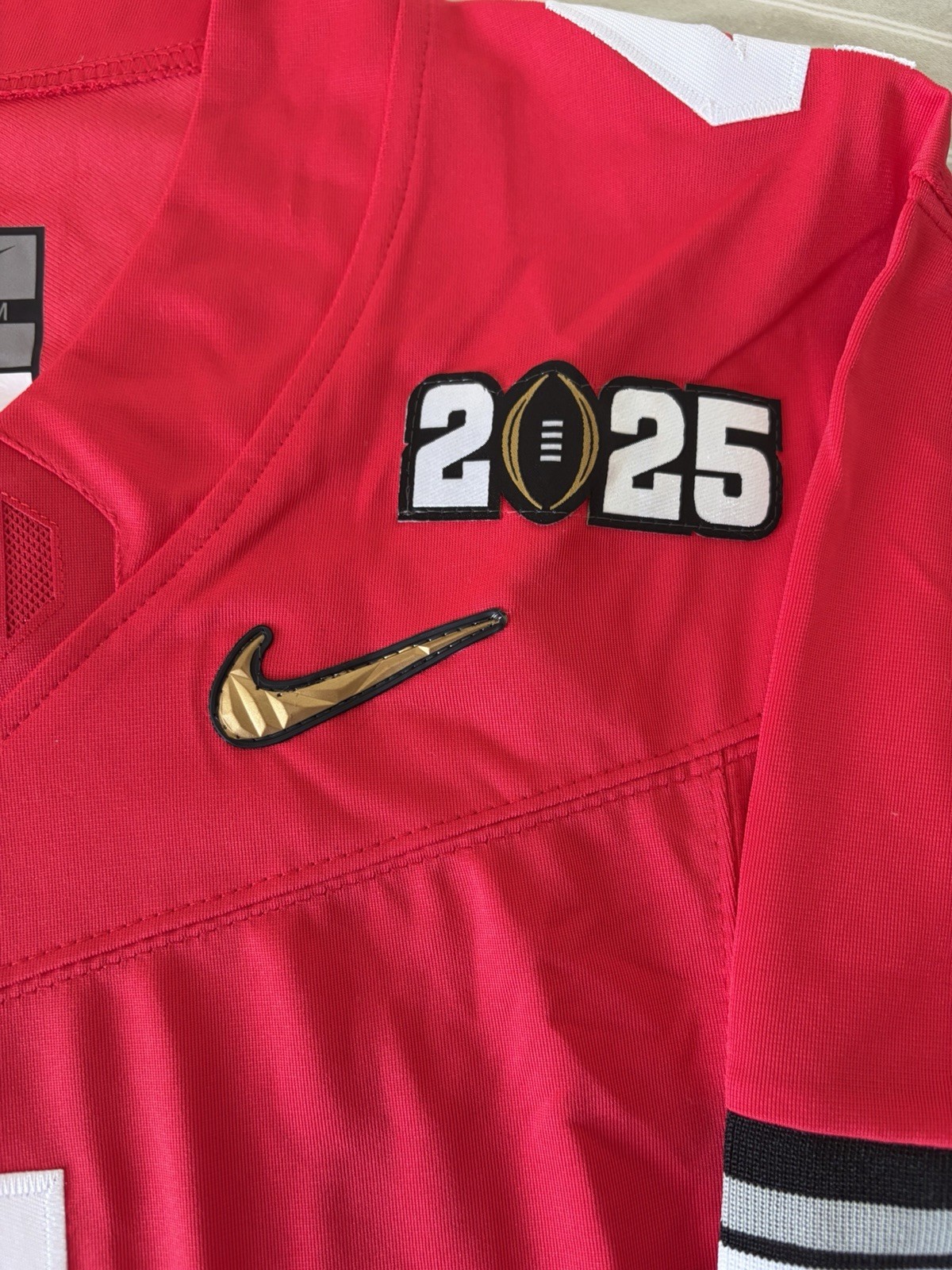 Jeremiah Smith Ohio State Buckeyes National Championship Jersey W/GOLD SWOOSH!