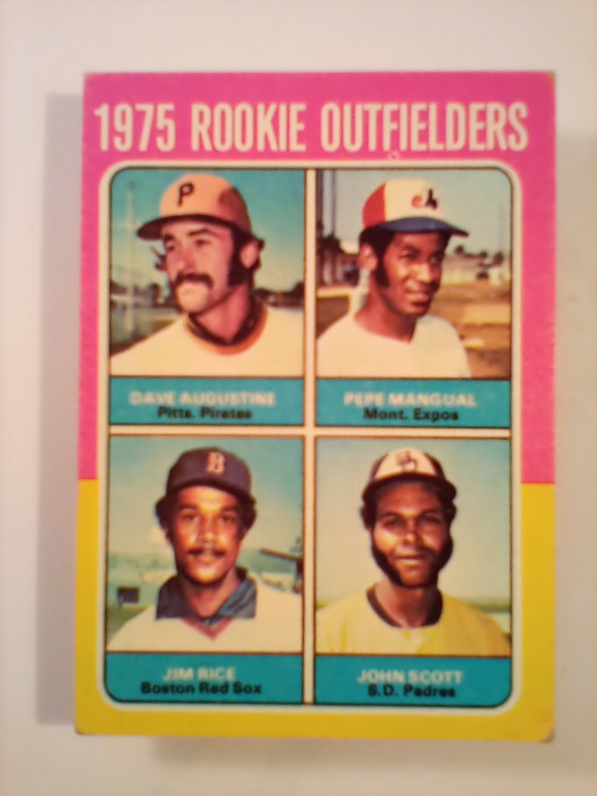 1975 TOPPS HI# 616 JIM RICE RC ‘HOF’ BOSTON RED SOX