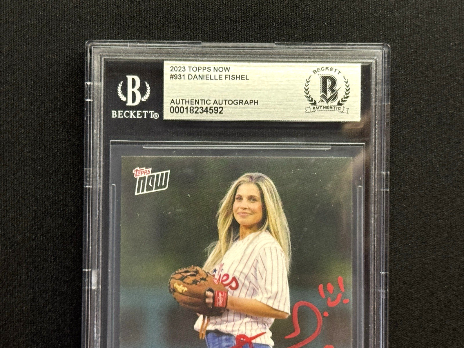 Danielle Fishel Signed Auto BECKETT BAS 2023 Topps Now #931 Boy Meets World