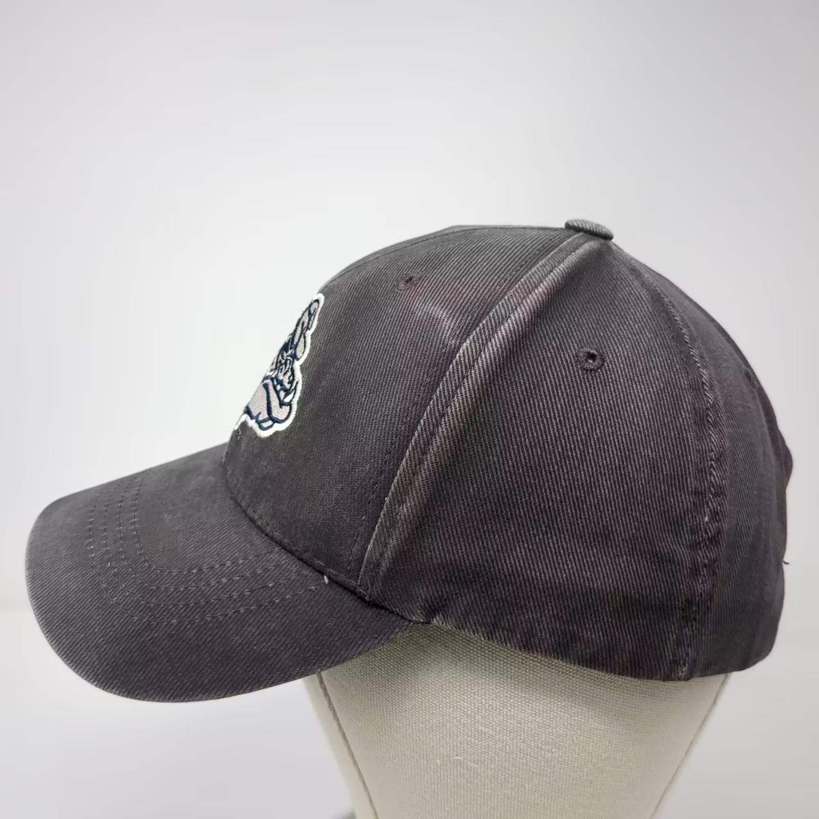 Fresno State Bulldogs NCAA Captivating Gray Baseball Cap One Size Bulldog Logo