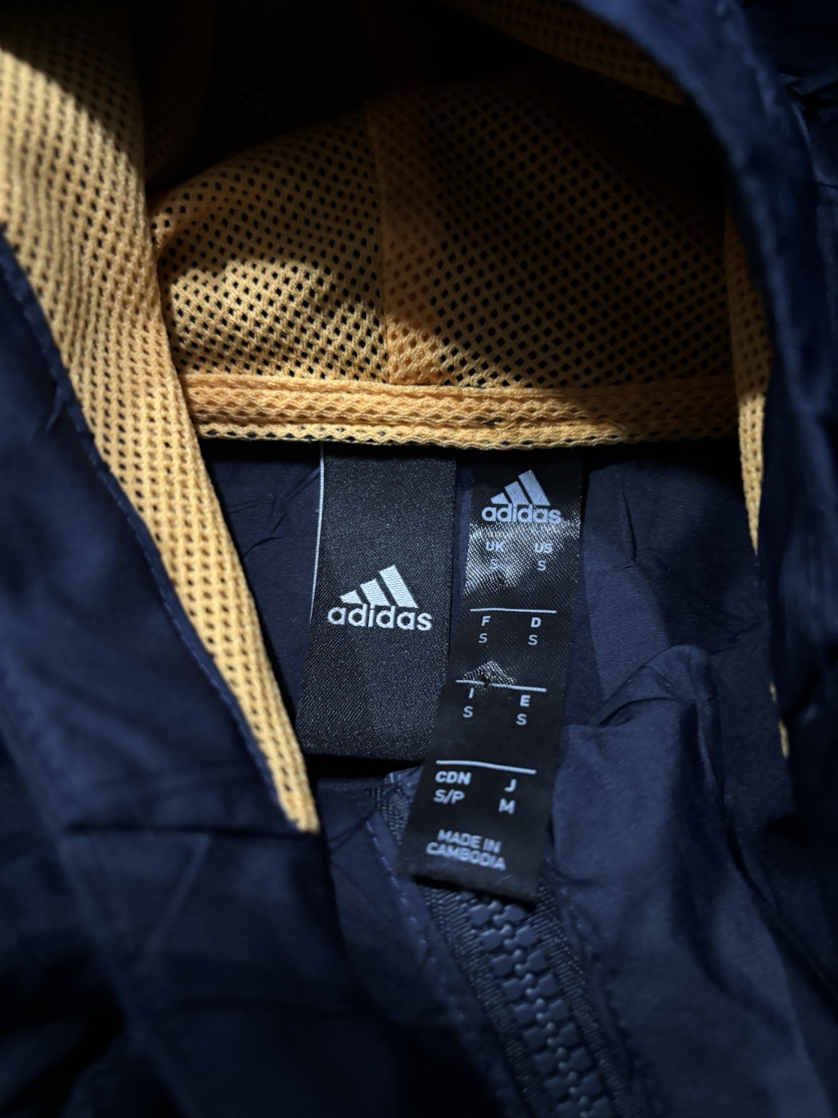 Adidas Sporting Kansas City Soccer Full Zip Windbreaker. Mens L. See Details!