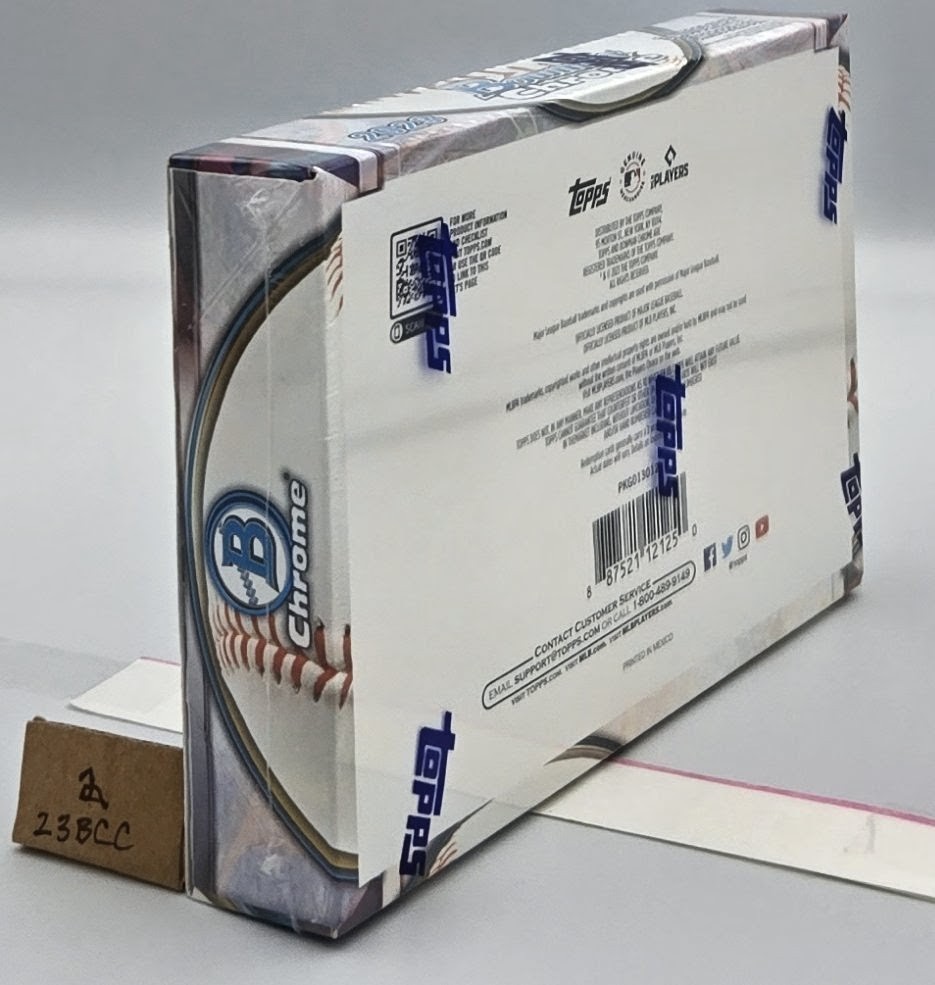 2023 Bowman Chrome Baseball HTA Choice Box Factory Sealed New 3 Autos Salas