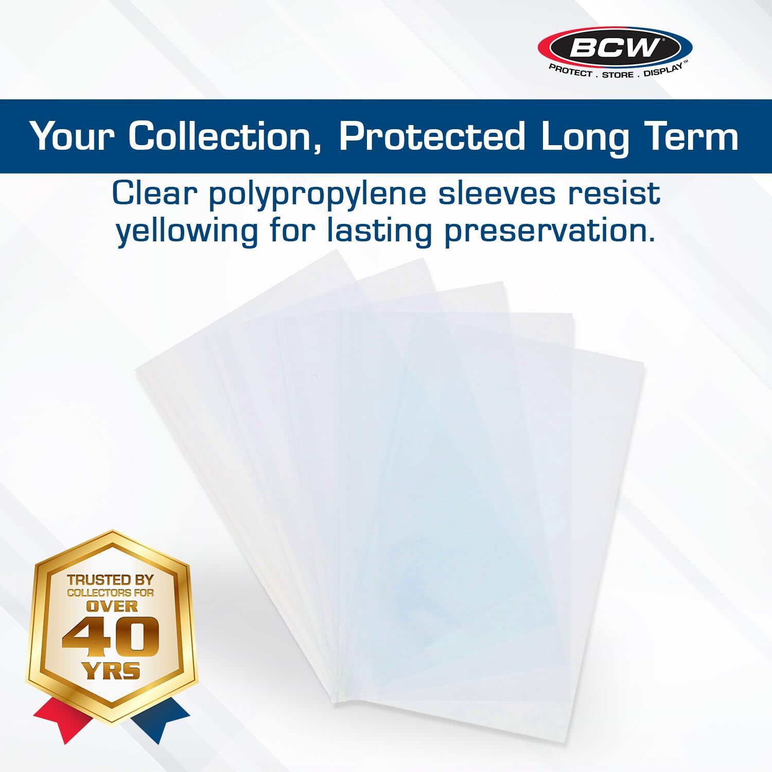 300 BCW Resealable Booklet Card Holders Bags Archival & Clear w/ Flap 3 Packs