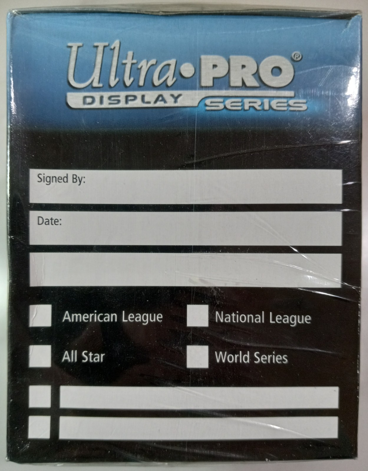 Ultra Pro Display Series Dark Wood Base Display Case Baseball Ball Holder NEW