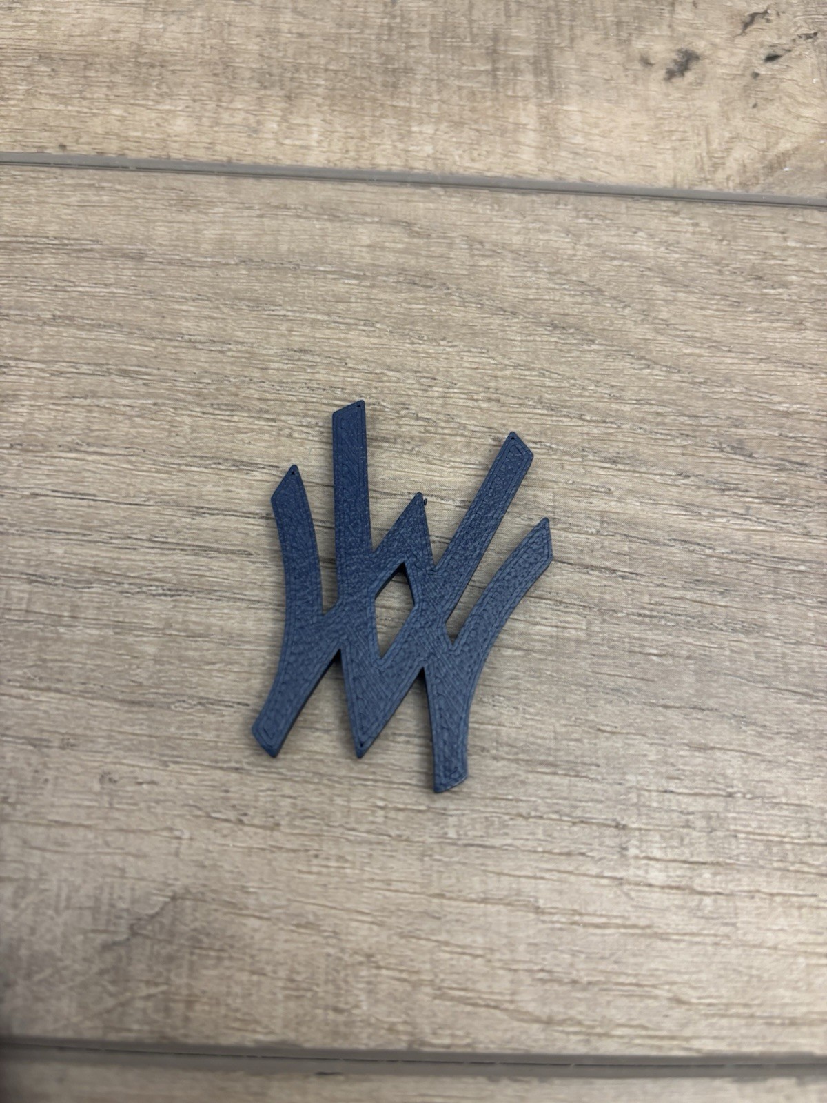West Virginia Full Size Raised 3-D Batting Helmet Logo. 2” Tall. See Details!