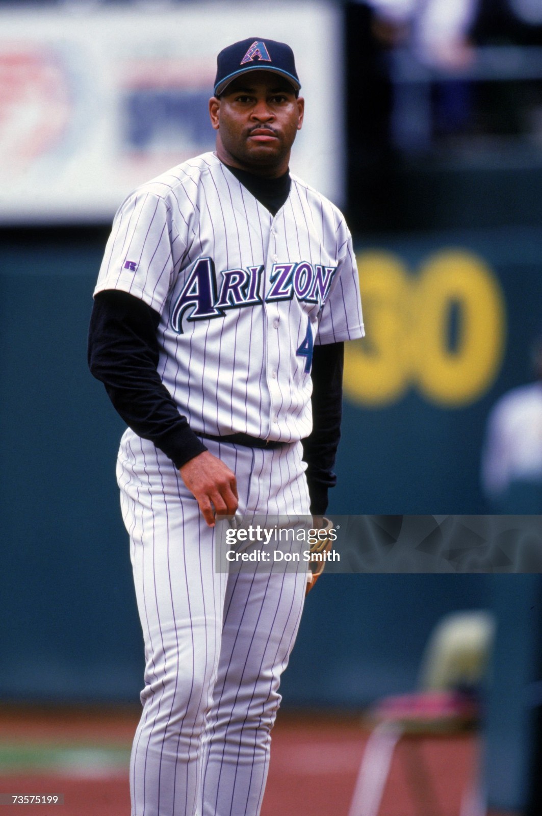 1998 Arizona Diamondbacks Russell Athletic Diamond Collection Jersey sz 44 L