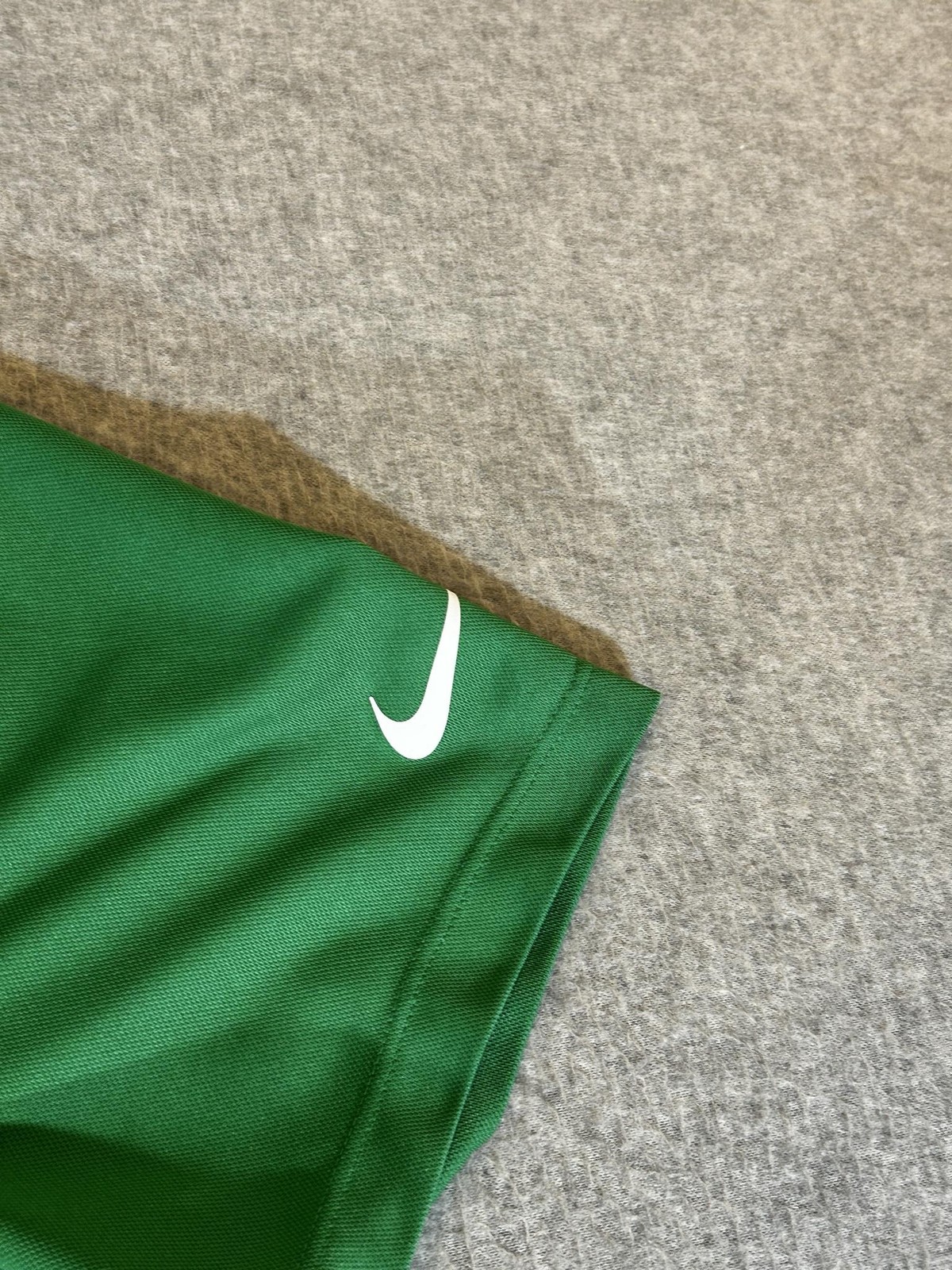 North Texas Polo Shirt Mens XL Green Nike Dri Fit Performance Stretch Mean Green
